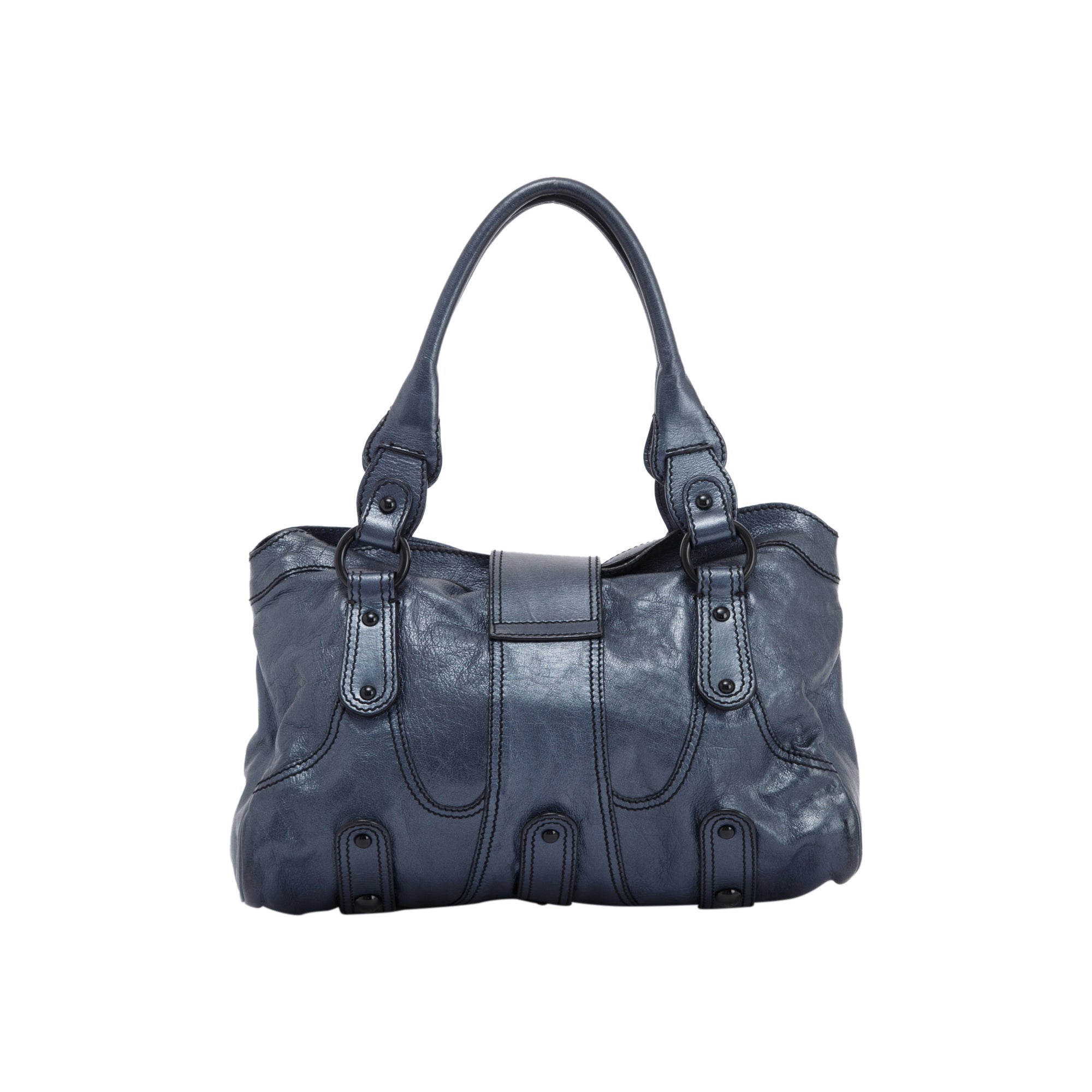 Valentino V-Logo Leather Shoulder Bag