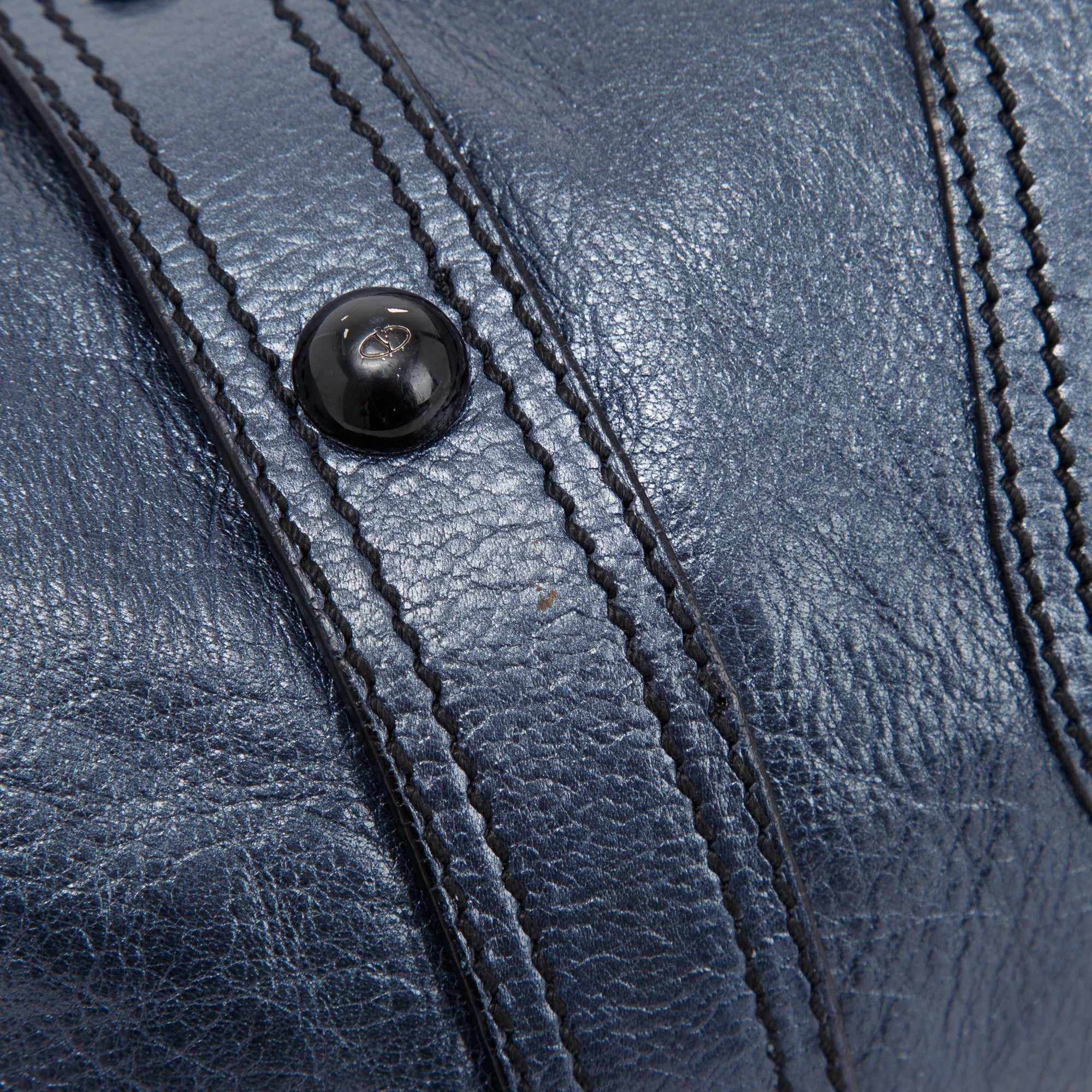 Valentino V-Logo Leather Shoulder Bag