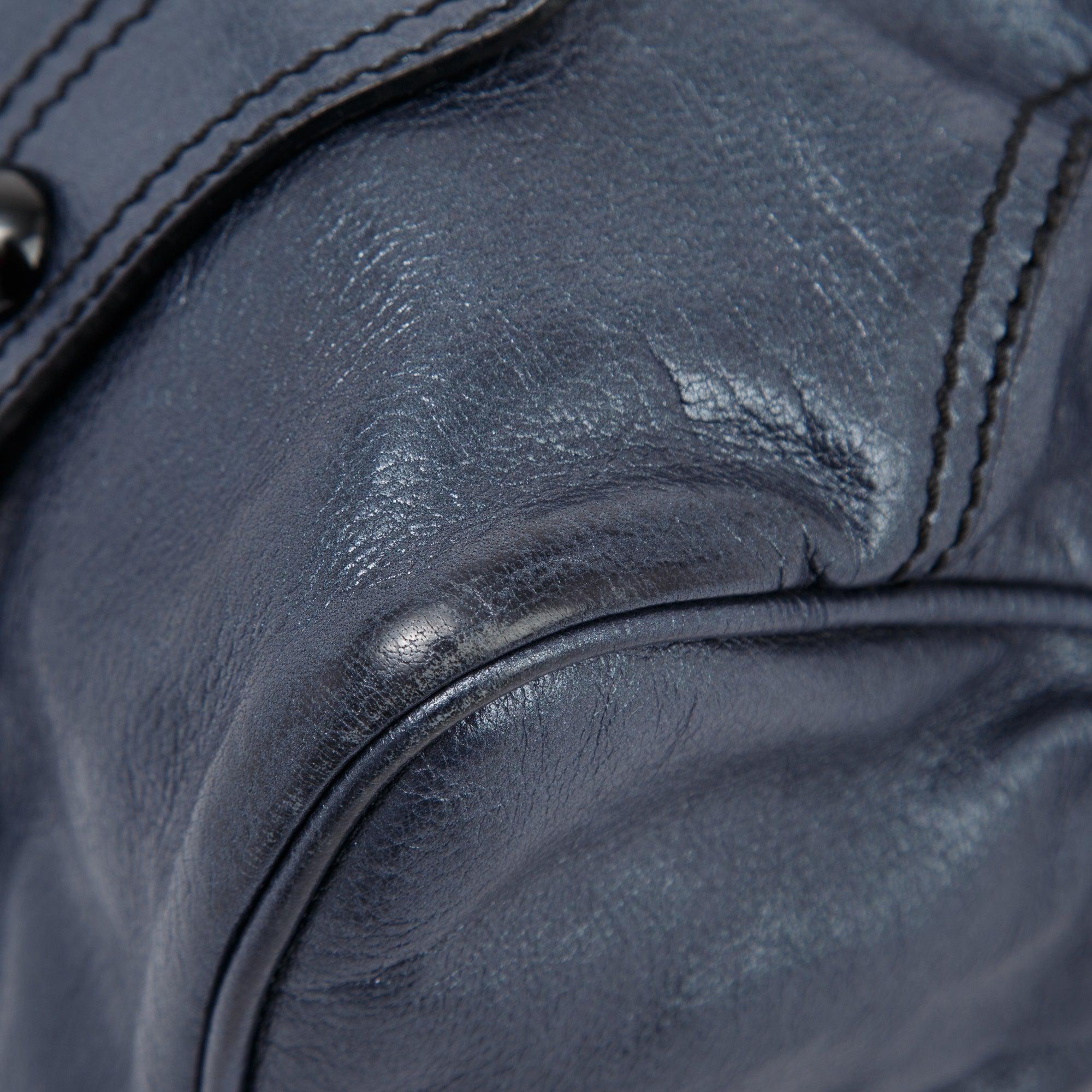 Valentino V-Logo Leather Shoulder Bag