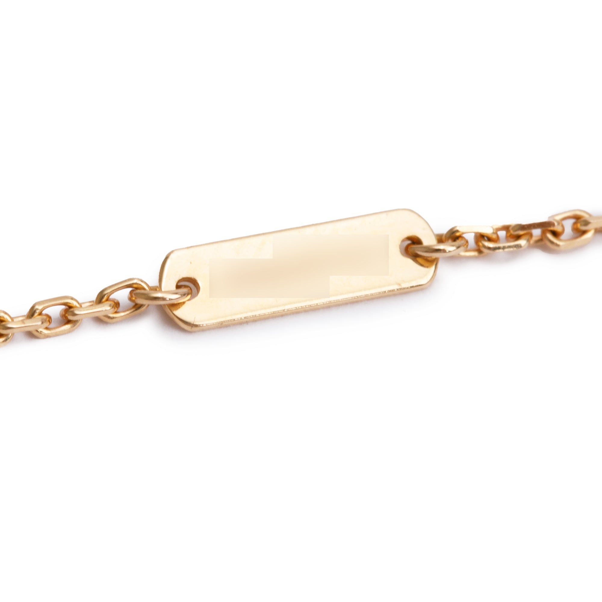 Van Cleef & Arpels 18k Rose Gold Grey Mother of Pearl Vintage Alhambra Pendant Necklace w/ Box & Certificate