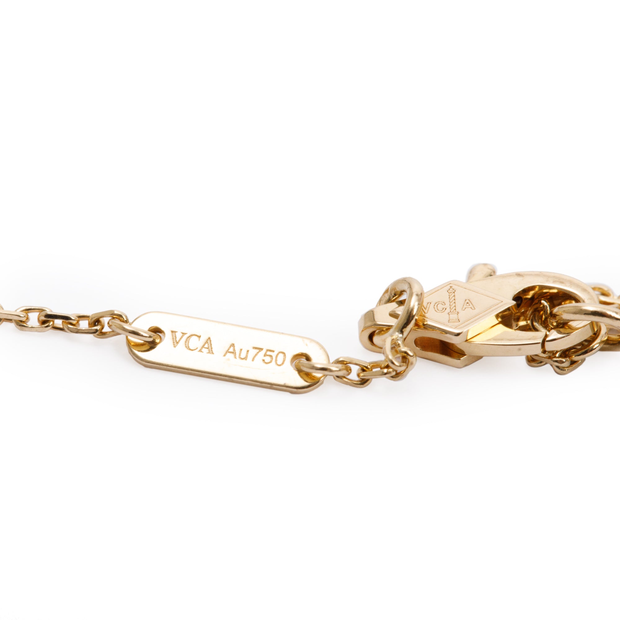 Van Cleef & Arpels 18k Yellow Gold Frivole Diamond Bracelet, Mini Model w/ Box, Certificate & Receipt