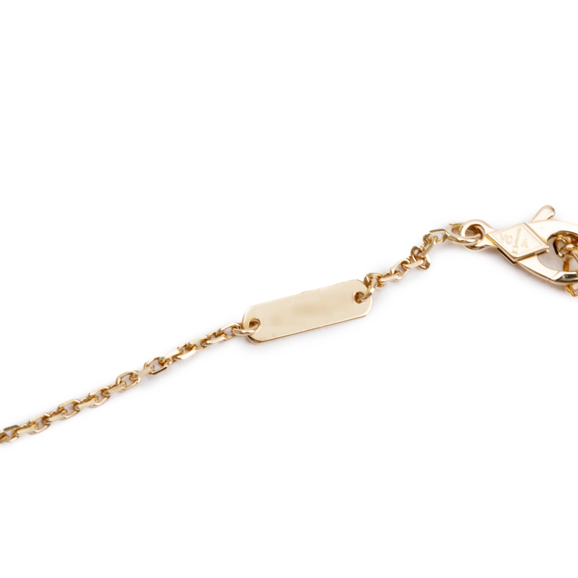 Van Cleef & Arpels 2022 18k Yellow Gold Vintage Alhambra Pendant Necklace w/ Box & Certificate