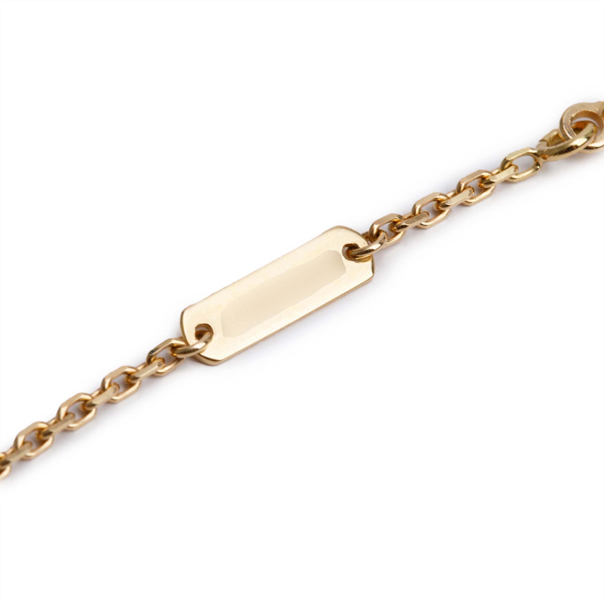 Van Cleef & Arpels 2024 18k Yellow Gold Vintage Alhambra Mother of Pearl Pendant Necklace w/ Box, Certificate & Receipt