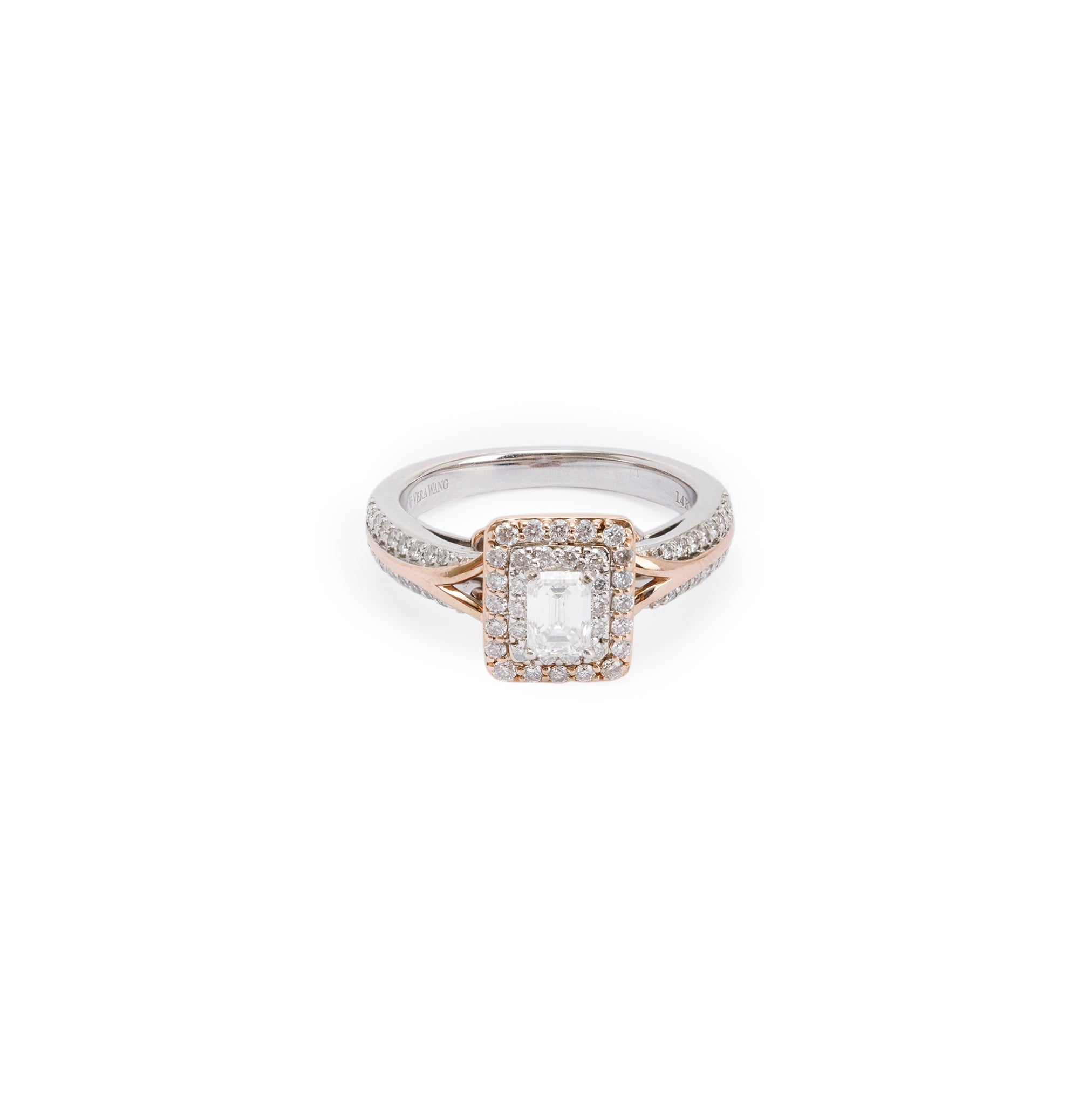 Vera Wang Two-Tone Love Diamond Engagement Ring