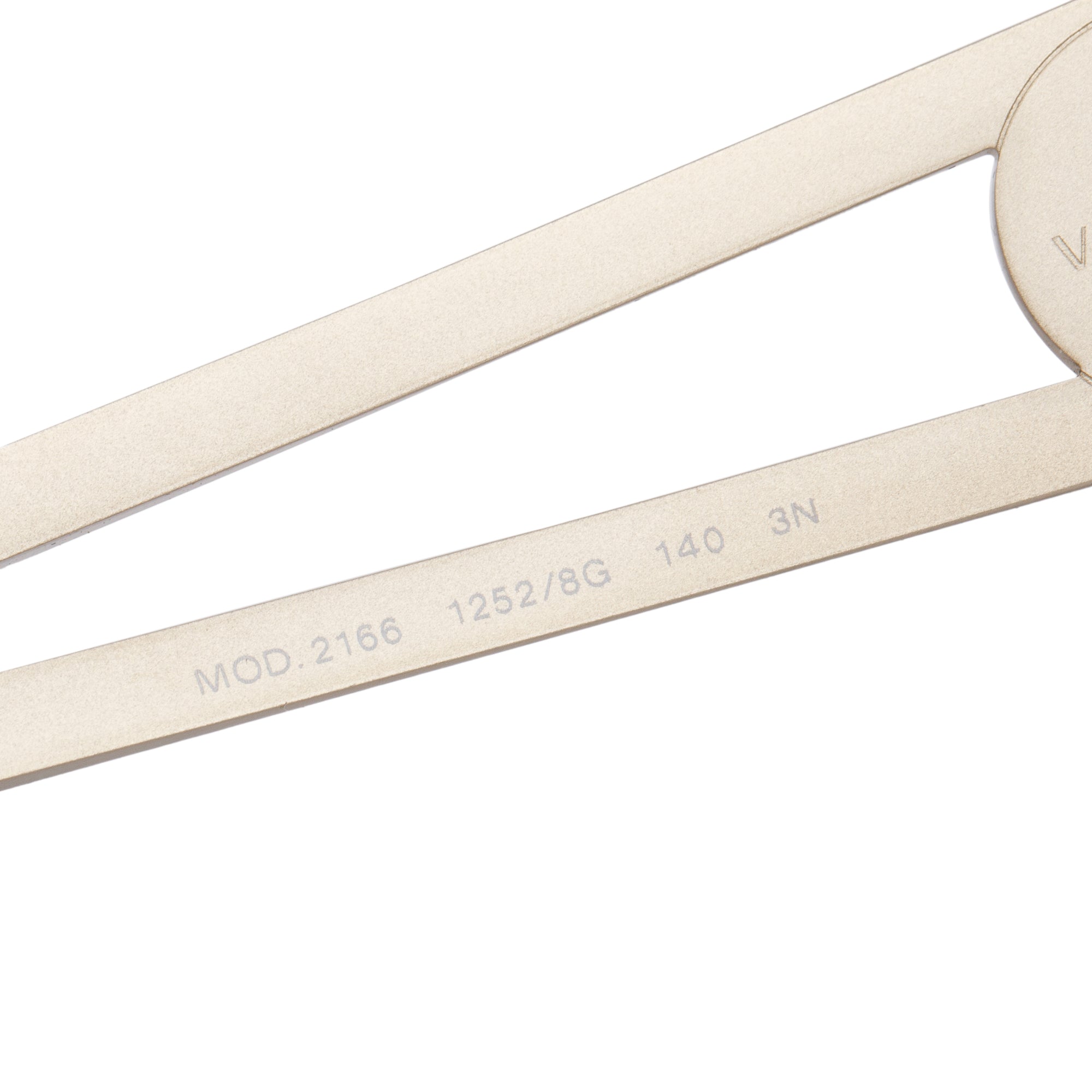 Versace 2166 Gold-Plated Medusa Shield Sunglasses w/ Case