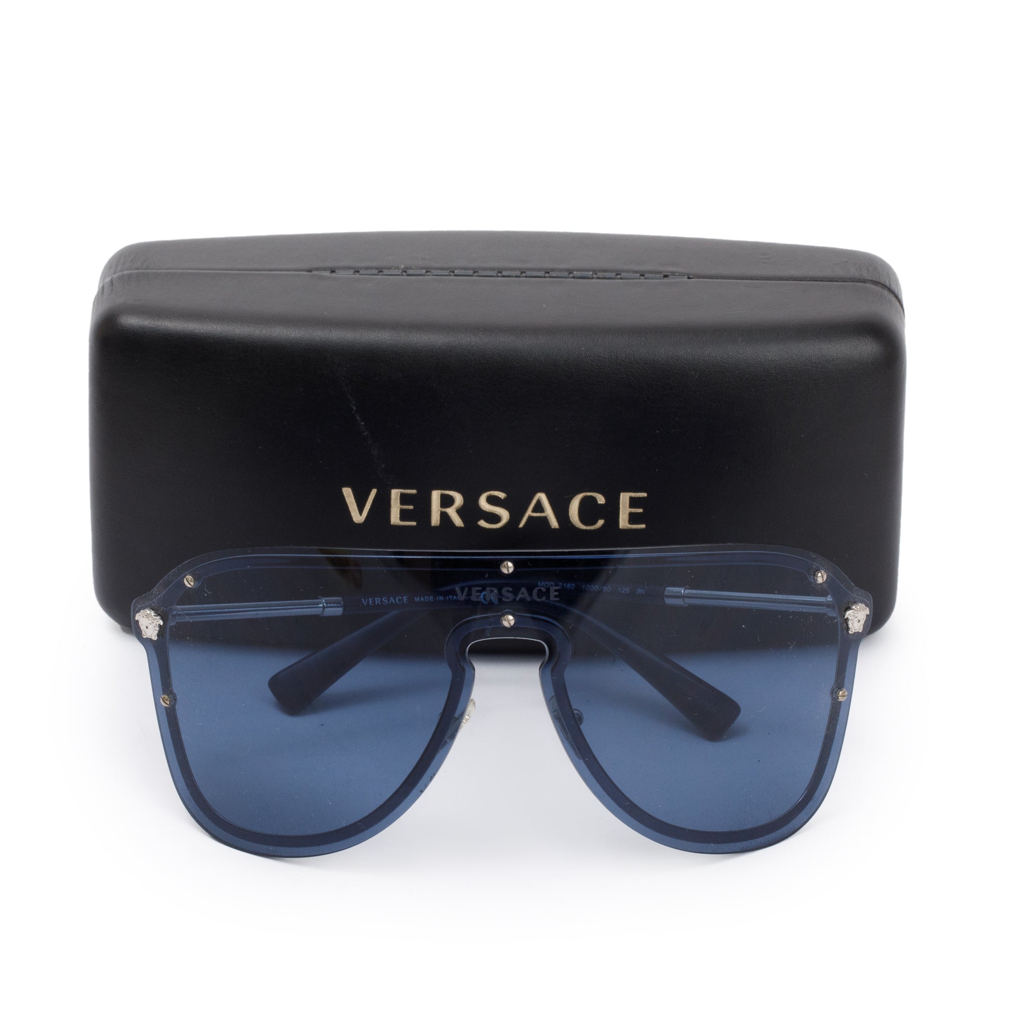 Versace 2180 Frenergy Medusa Shield Sunglasses w/ Case