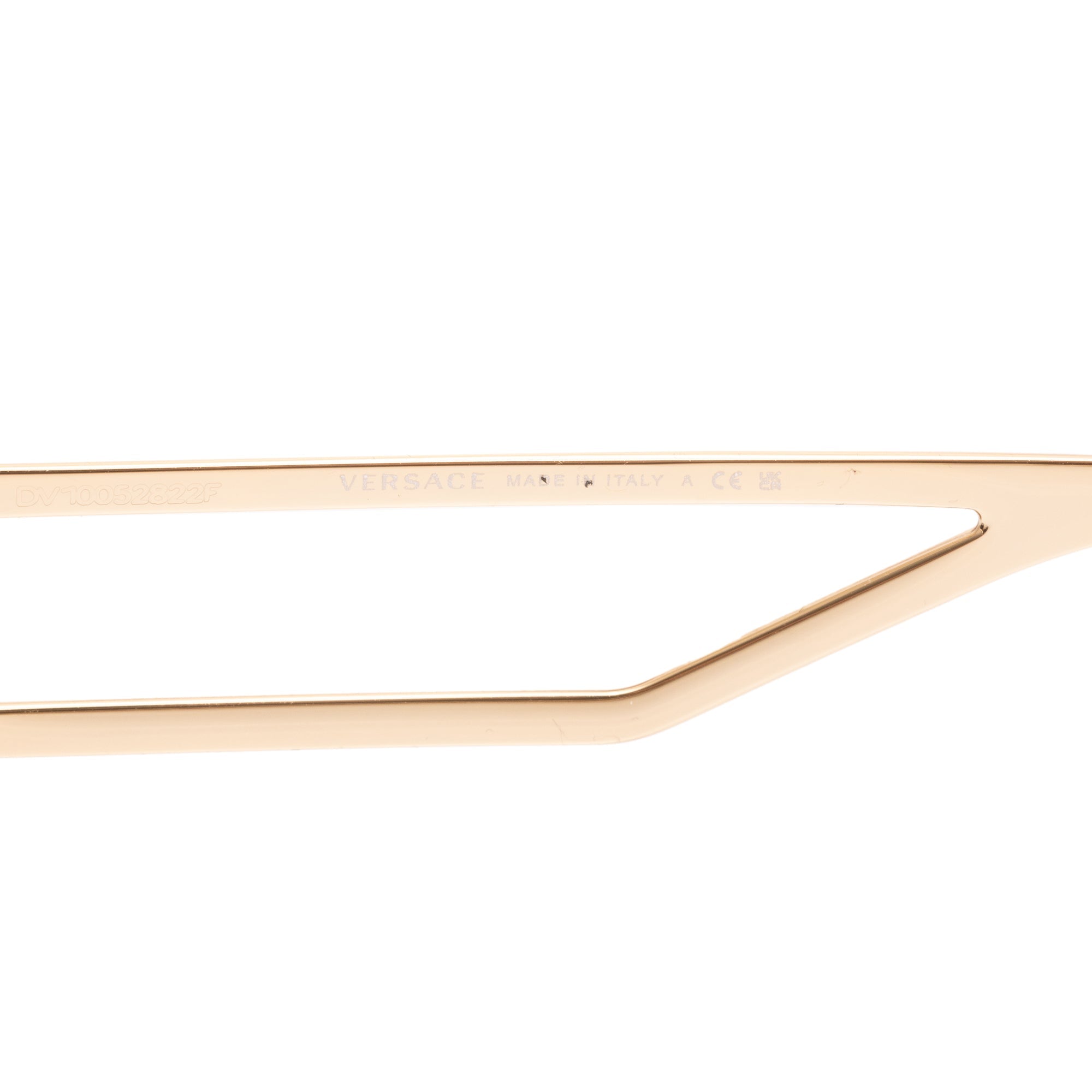 Versace 2225 Gold Tone Metal Medusa Navigator Aviator Sunglasses w/ Box & Case