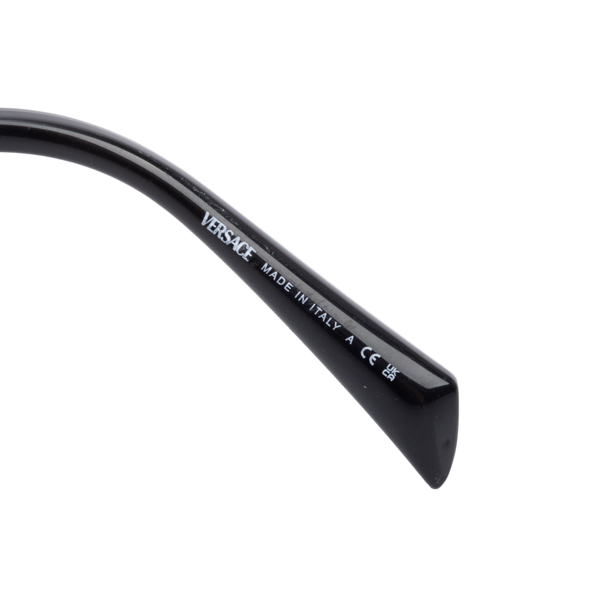 Versace 2255 Gold-Tone Meta Frame Medusa '95 Pilot Sunglasses w/ Case