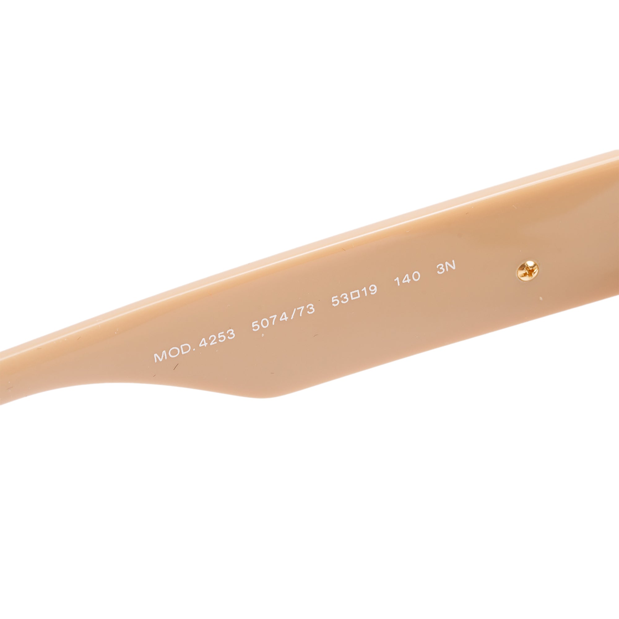 Versace 4253 Beige Acetate Medusa Cat Eye Sunglasses w/ Case