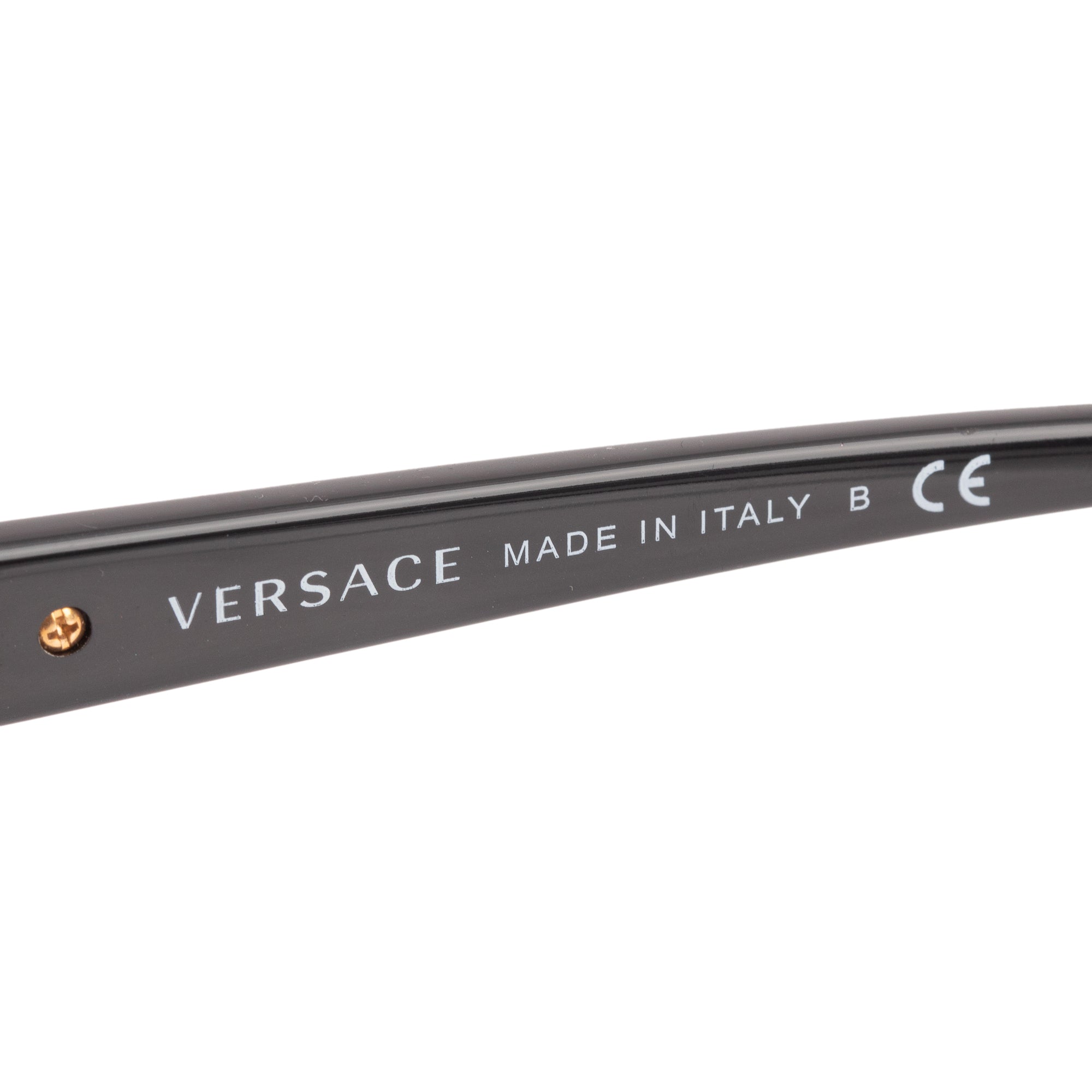 Versace 4262 Black Acetate Medusa Sunglasses w/ Box & Case