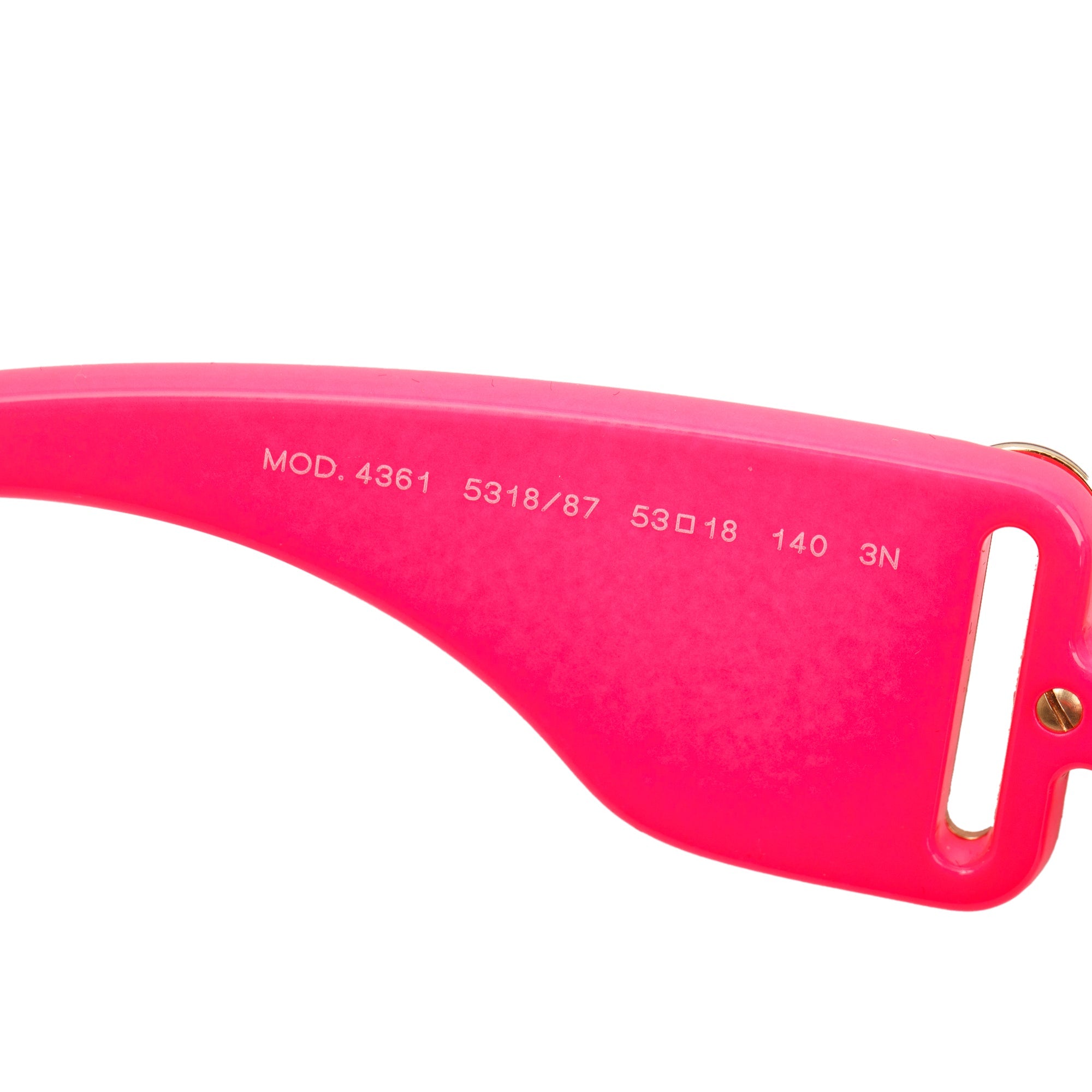 Versace 4351 Fuxia Fluo Medusa Biggie Sunglasses w/ Box & Case
