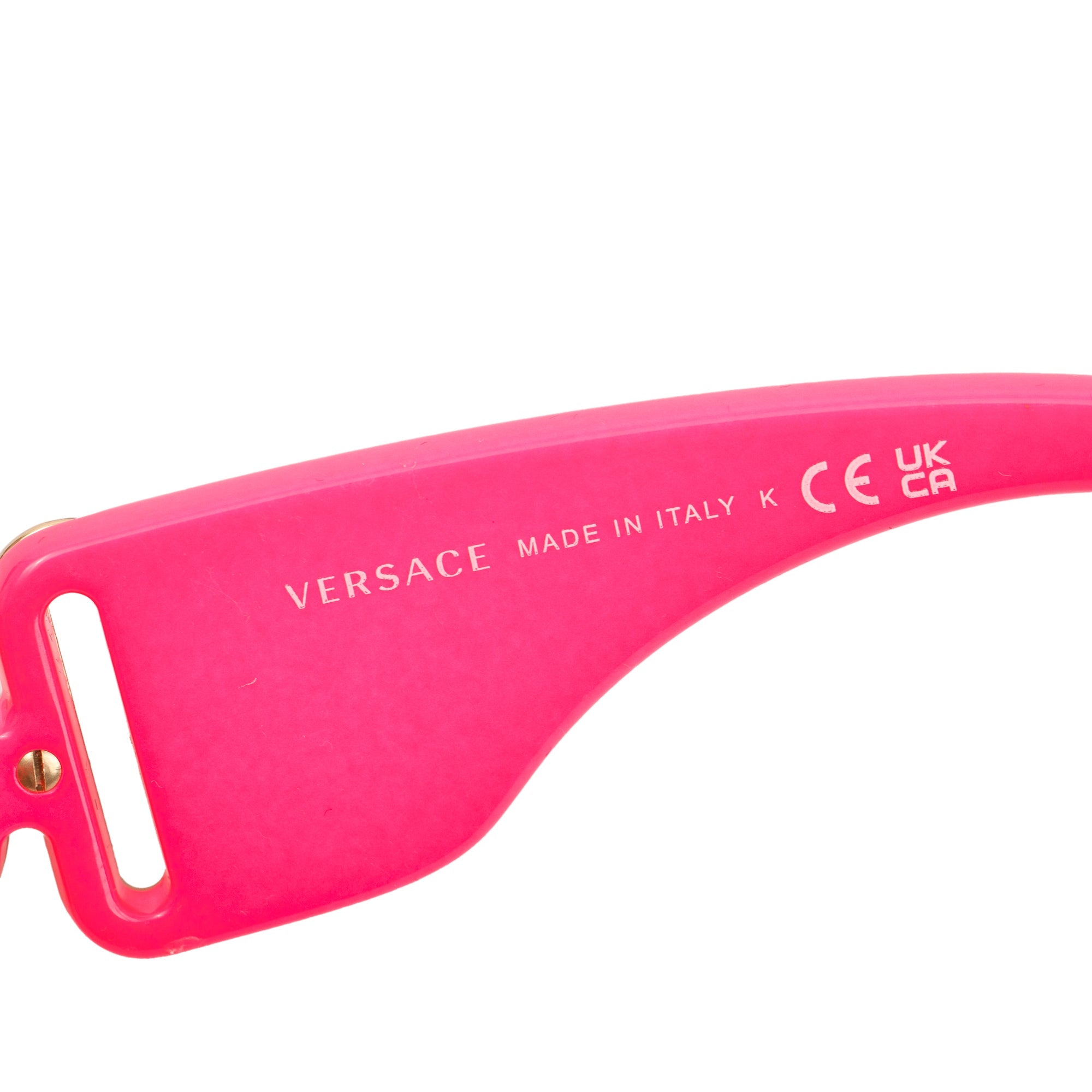 Versace 4351 Fuxia Fluo Medusa Biggie Sunglasses w/ Box & Case
