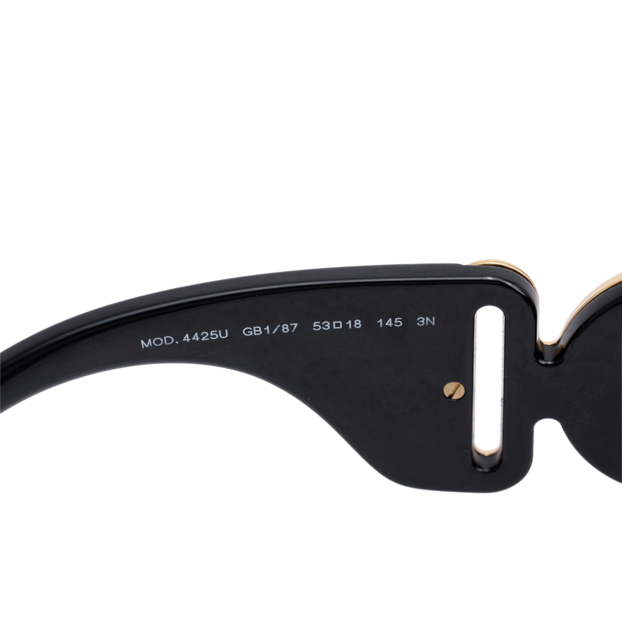 Versace 4425U Black Acetate Medusa Biggie Sunglasses w/ Box & Case