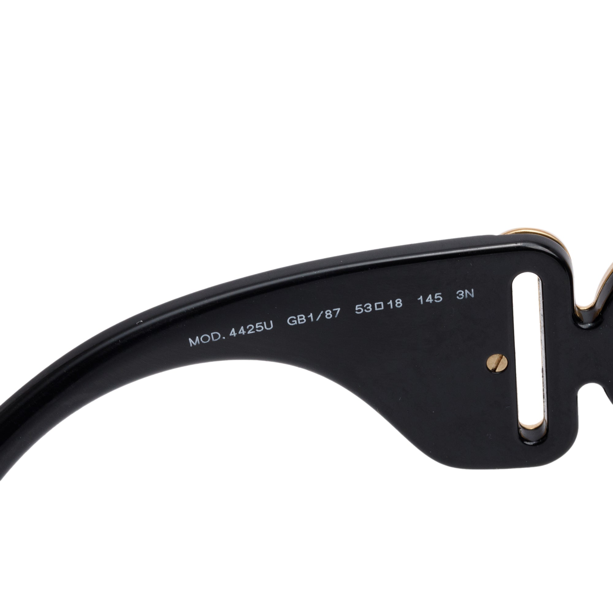 Versace 4425U Black Acetate Medusa Biggie Sunglasses w/ Box & Case