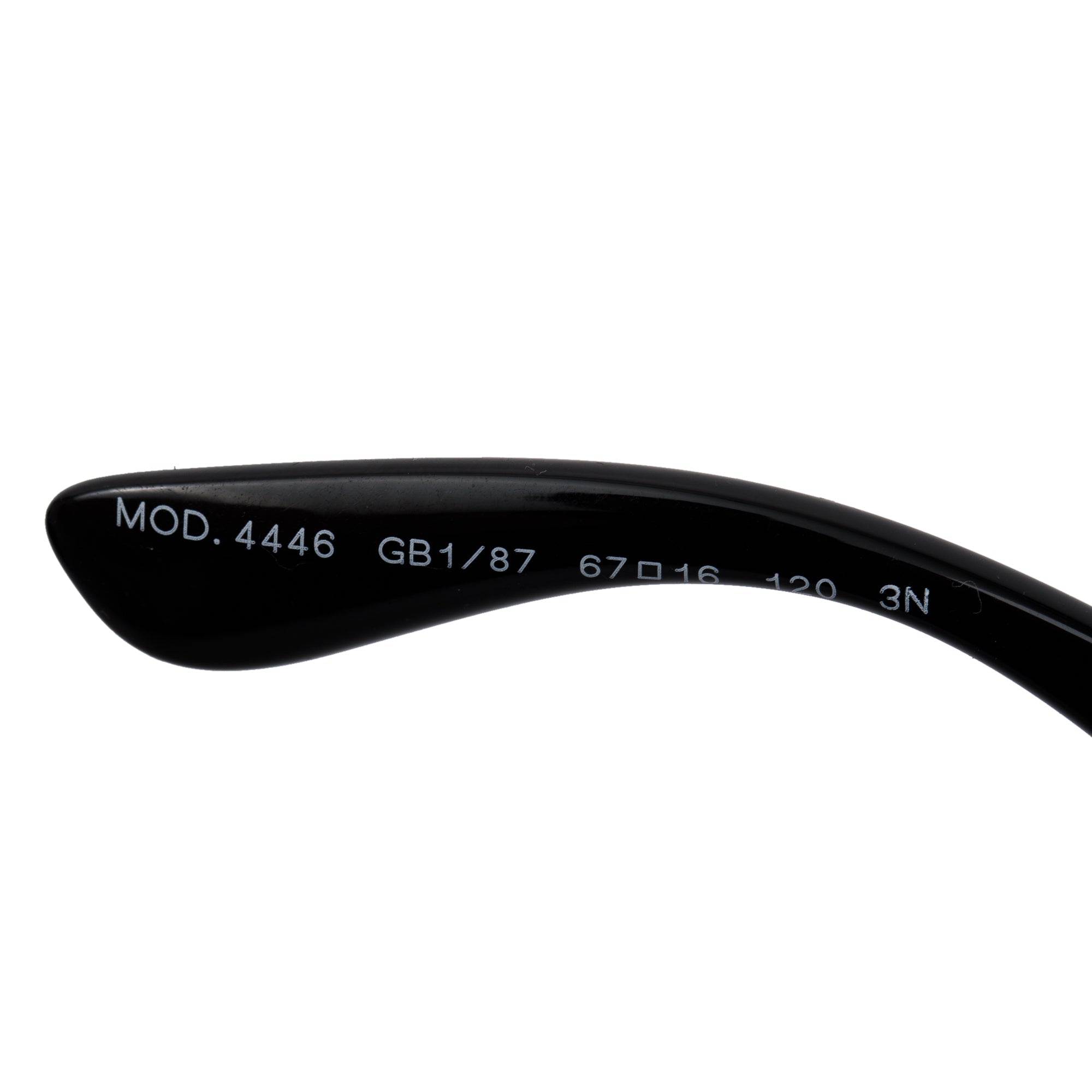 Versace 4446 Black Medusa Biggie Shield Sunglasses w/ Box & Case