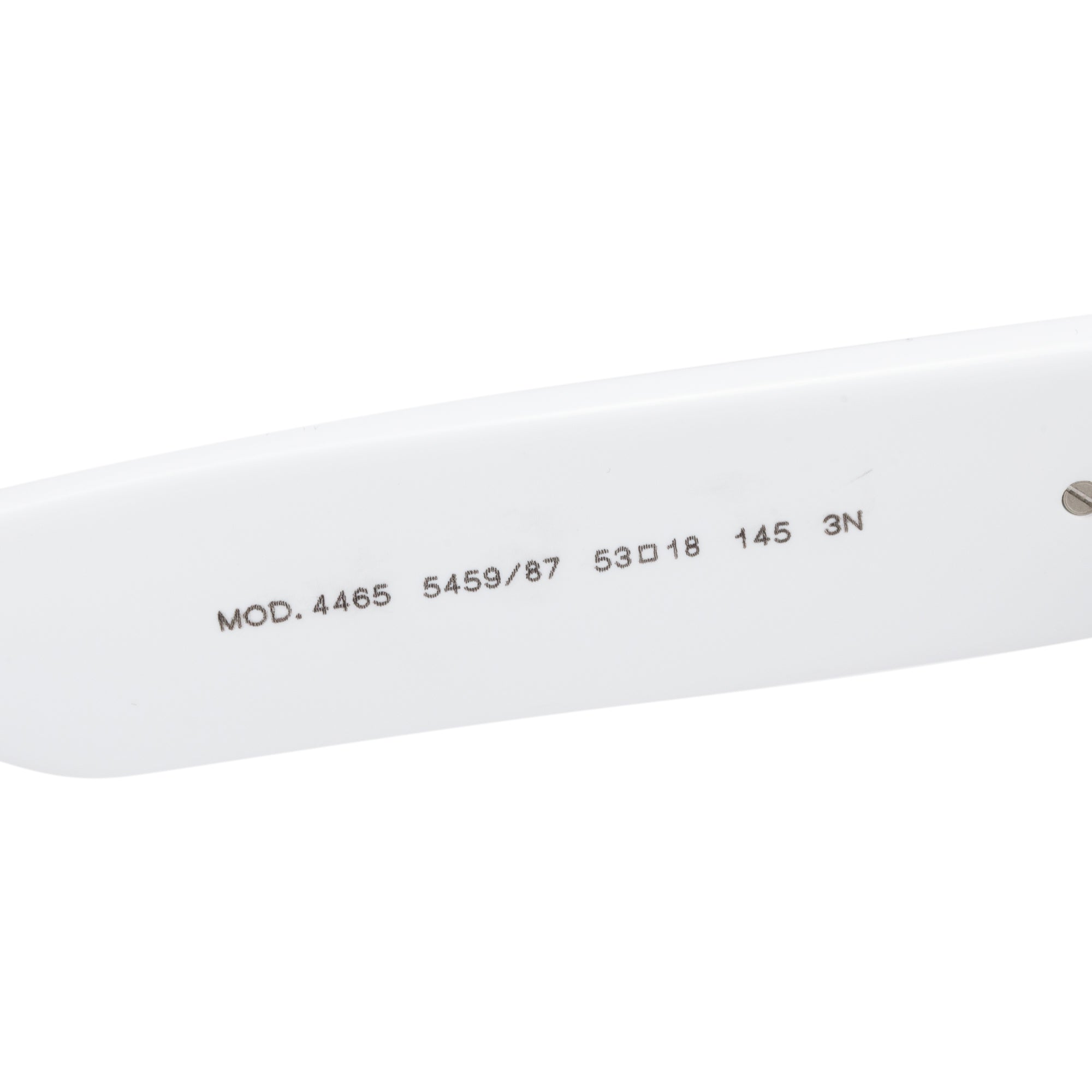 Versace 4465 White/Black Acetate Classic Top Rectangular Sunglasses w/ Box & Case