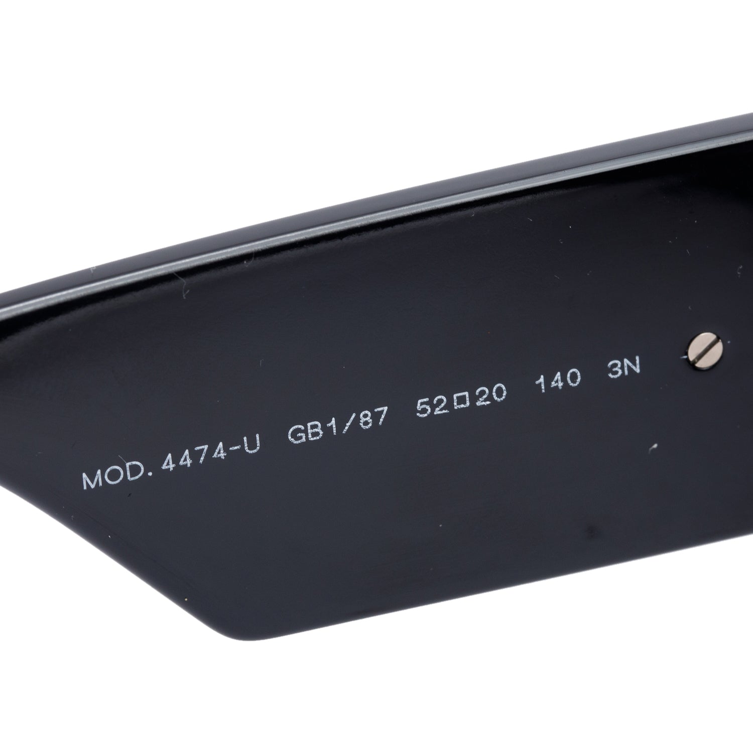 Versace 4474-U Black Acetate Medusa Medallion Rectangular Sunglasses w/ Case