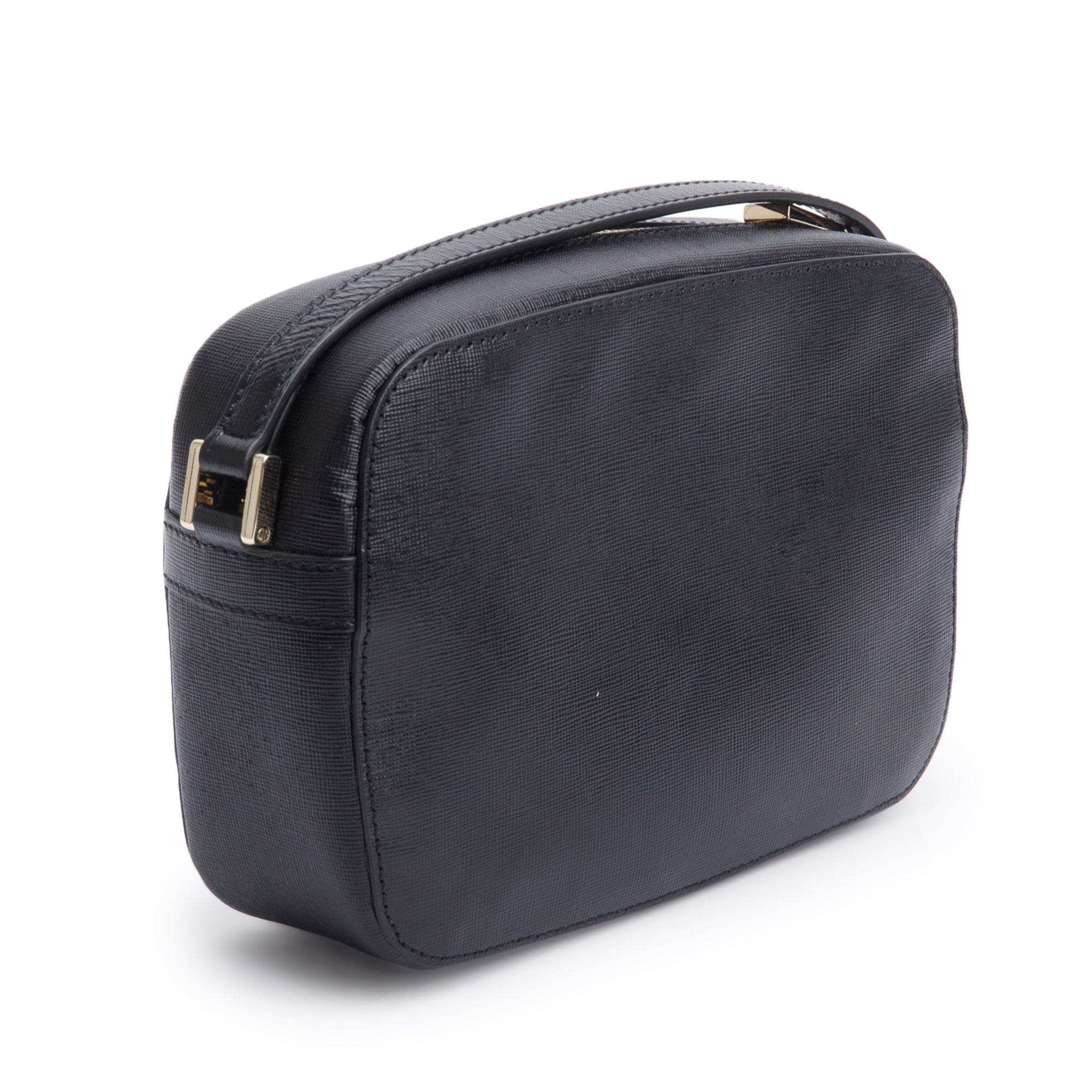 Versace Black Calfskin Leather Palazzo Camera Bag