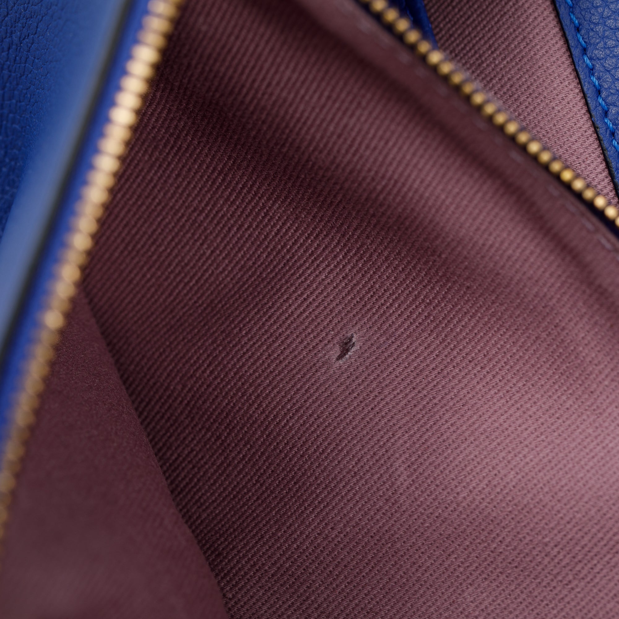 Versace Blue Calfskin Leather La Medusa Crossbody Bag w/ Authenticity Card