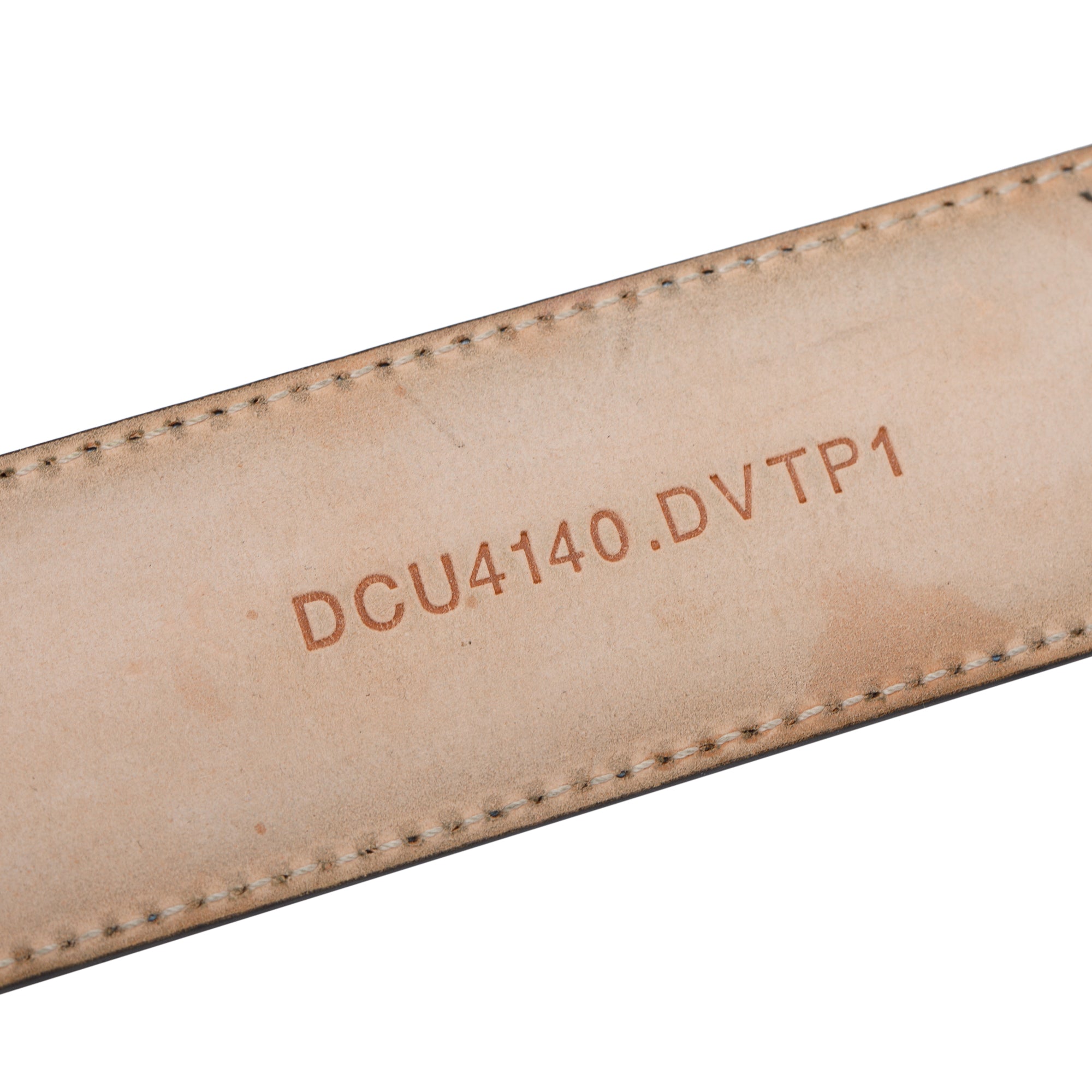 Versace Blue Classic Medusa Leather Belt