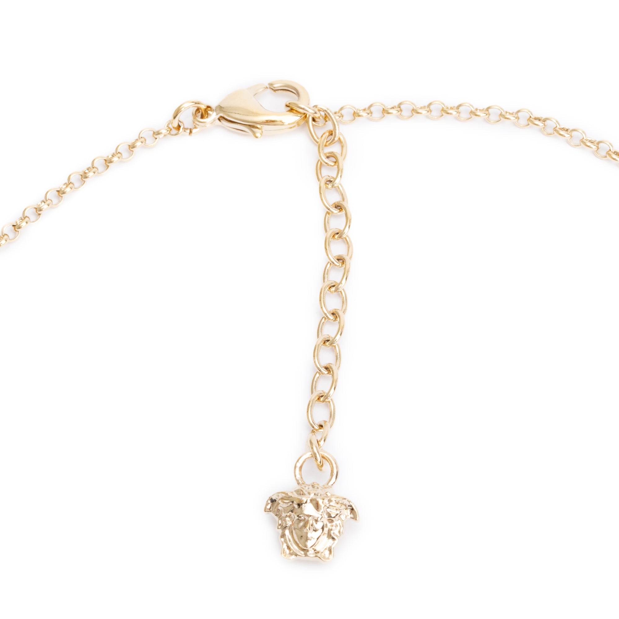 Versace Gold Plated Medusa Pendant Necklace