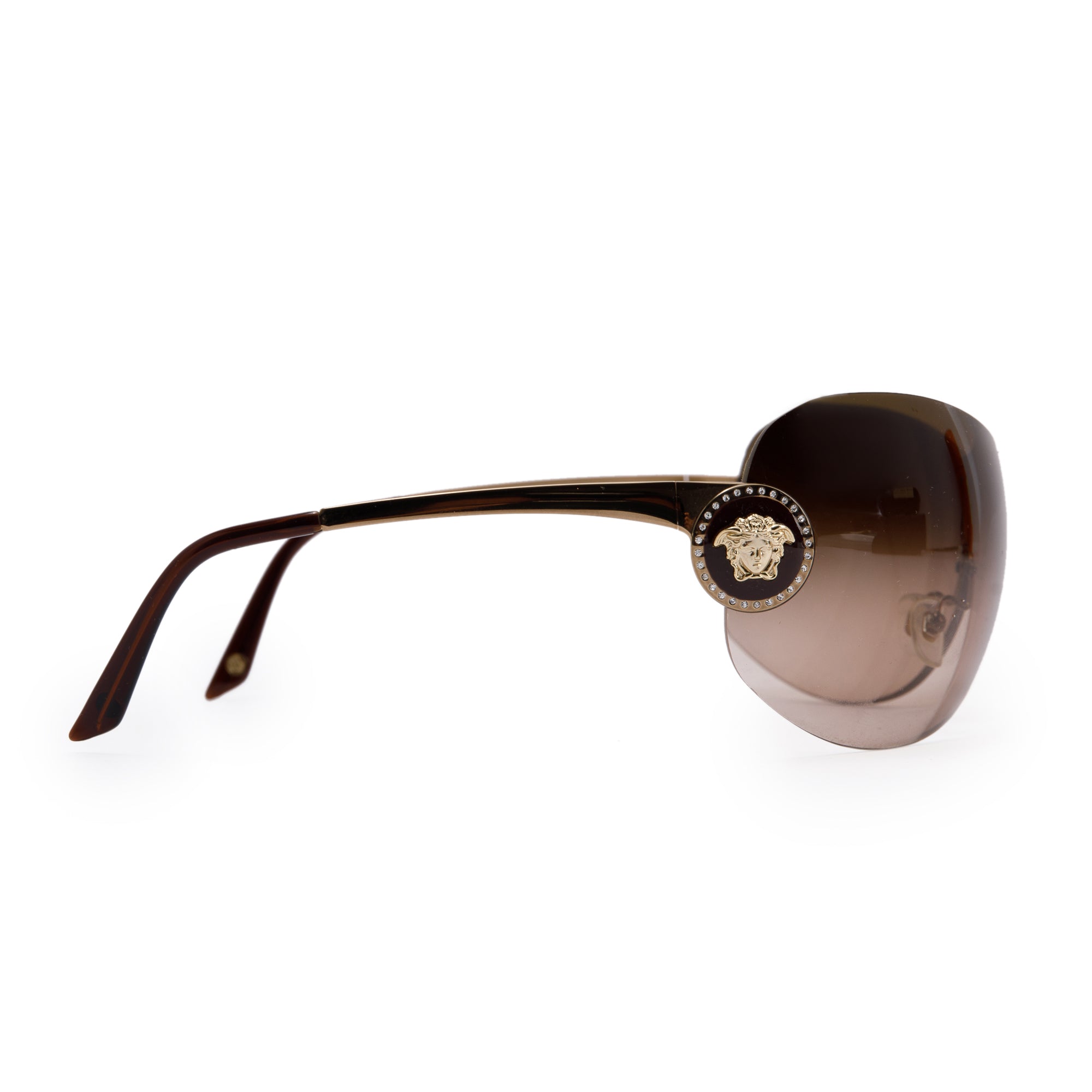 Versace MOD. 2113-B Shield Sunglasses w/ Case