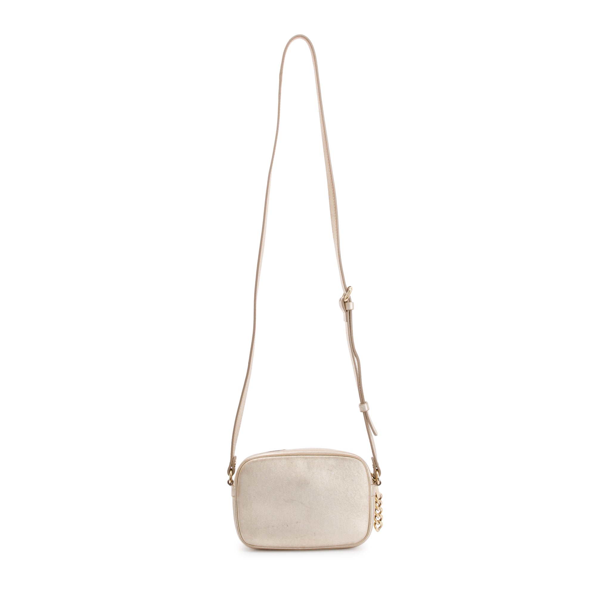 Versace Metallic Gold Palazzo Camera Bag