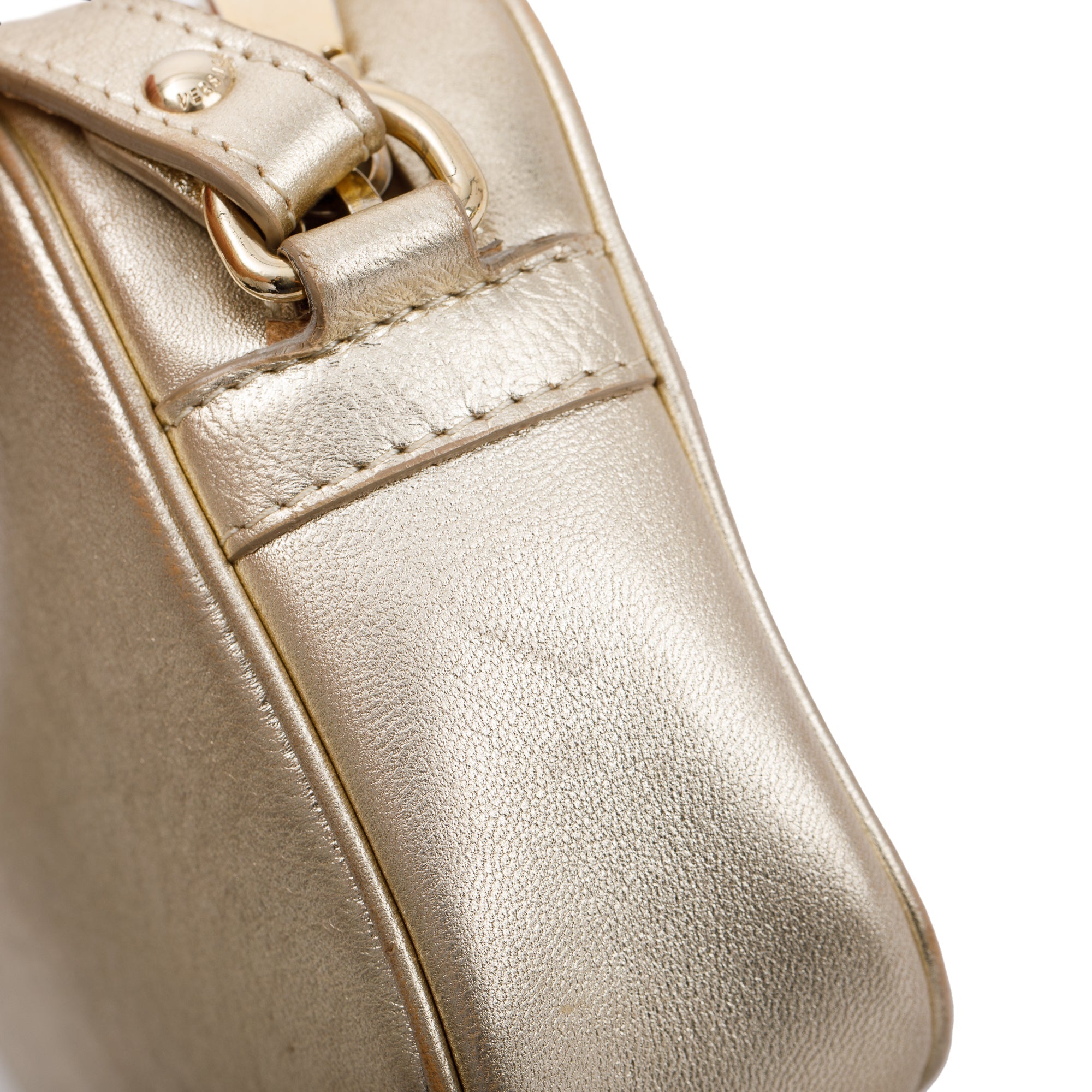 Versace Metallic Gold Palazzo Camera Bag