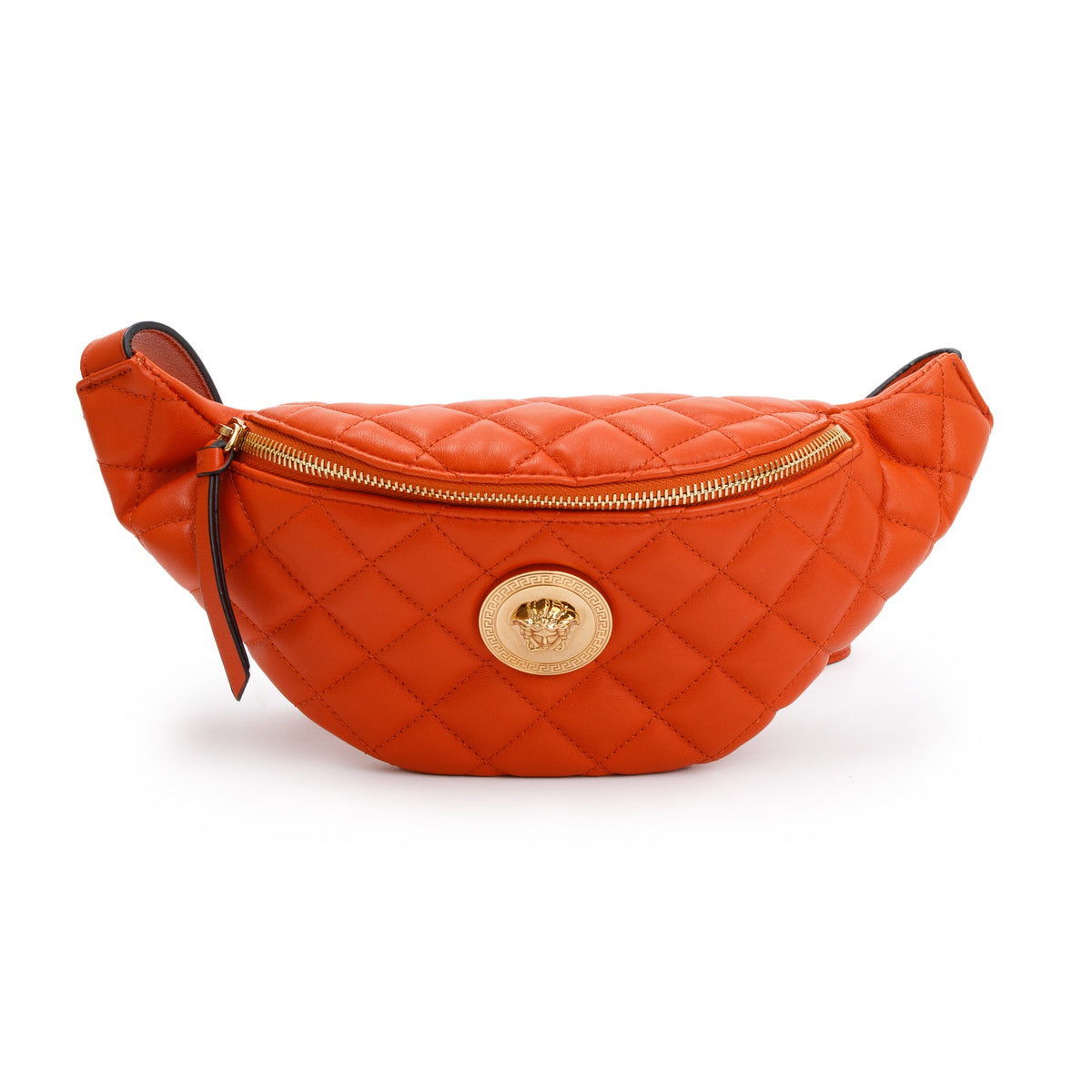 Versace Orange Quilted Leather Medusa Waist Bag – Oliver Jewellery