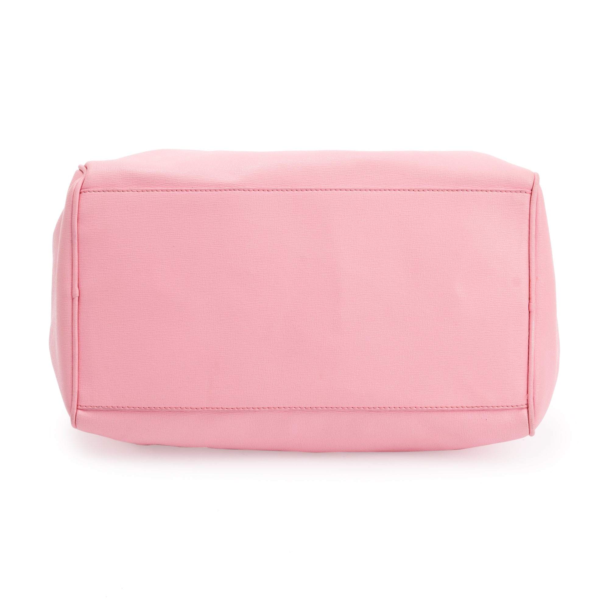 Versace Pink Saffiano Leather Palazzo Medusa Large Boston Bag