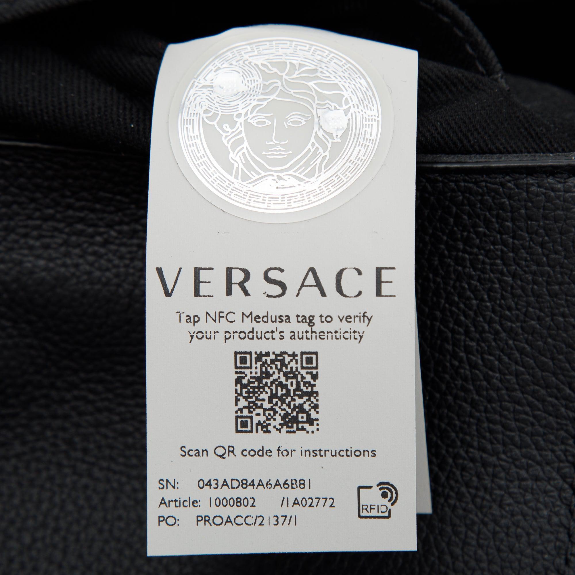 Versace Small La Medusa Chain Hobo Bag w/ Box
