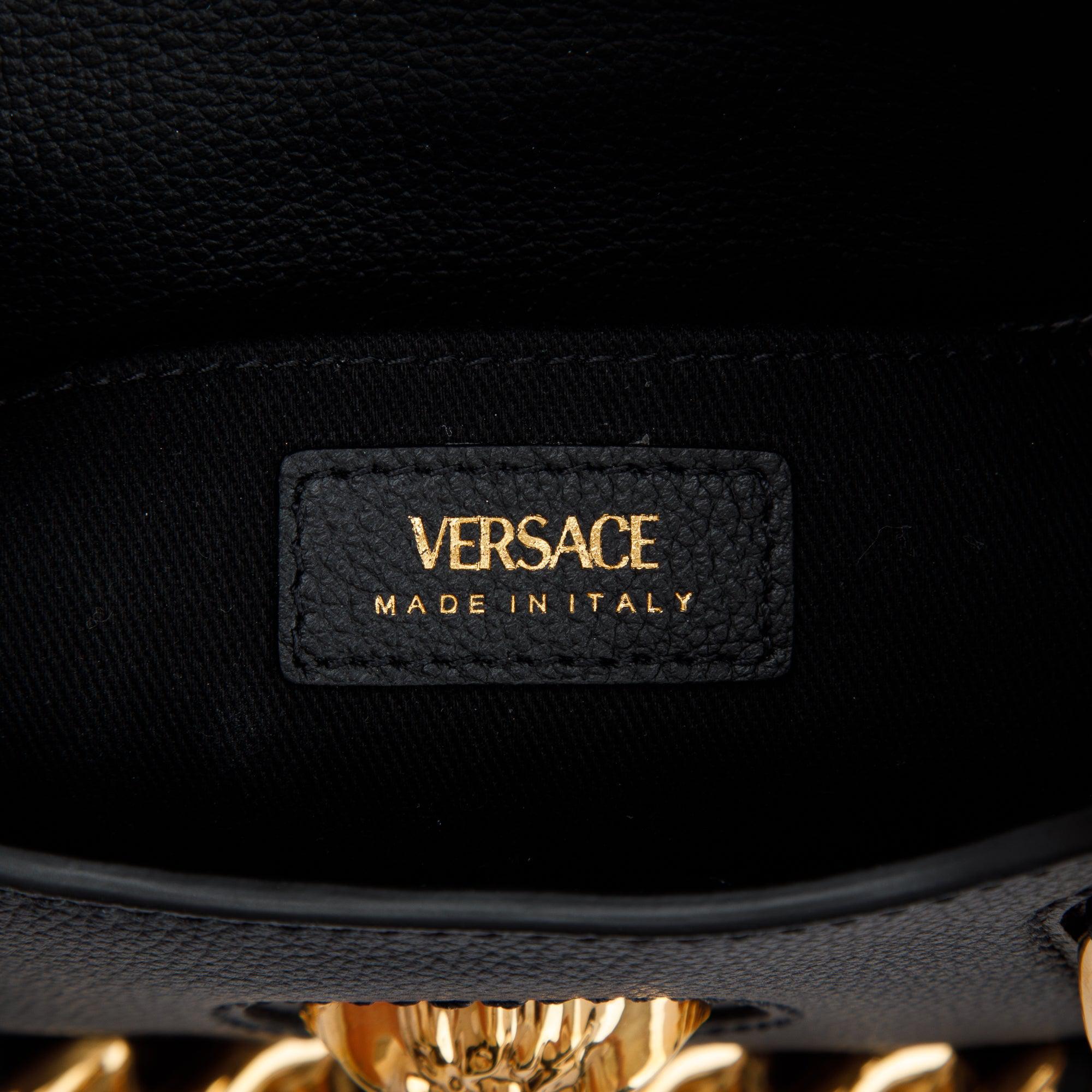 Versace Small La Medusa Chain Hobo Bag w/ Box
