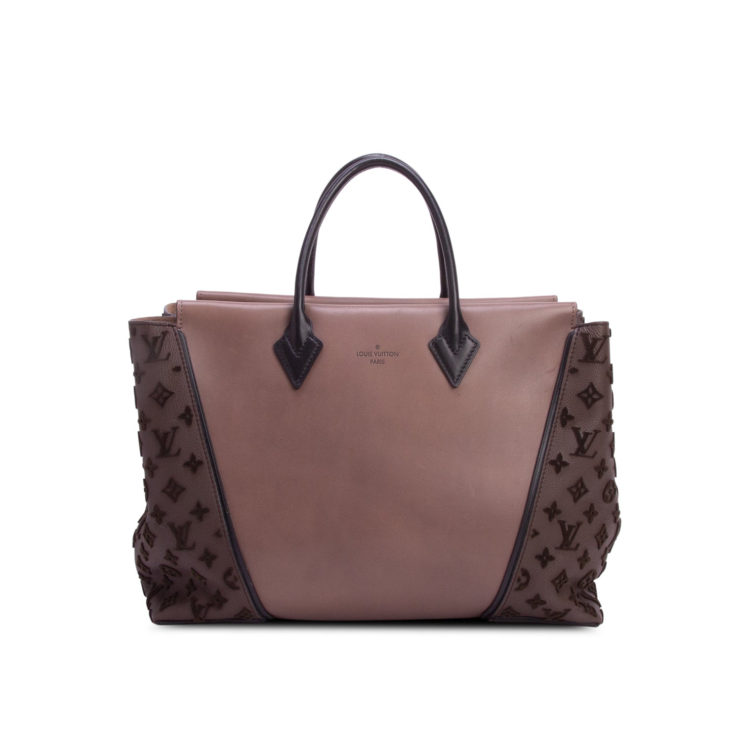 Louis Vuitton Purple Cuir Orfevre Veau Cachemire Tote W