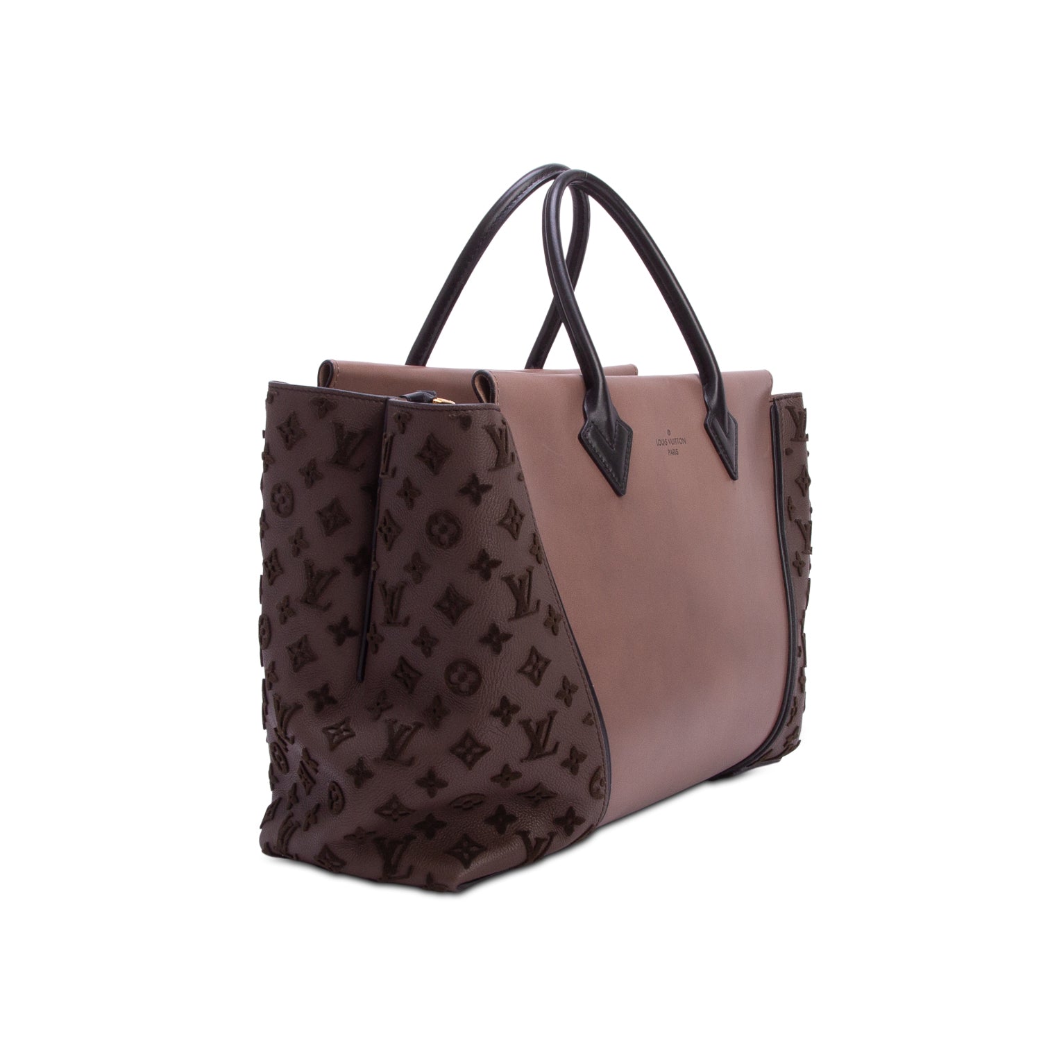 Louis Vuitton Purple Cuir Orfevre Veau Cachemire Tote W