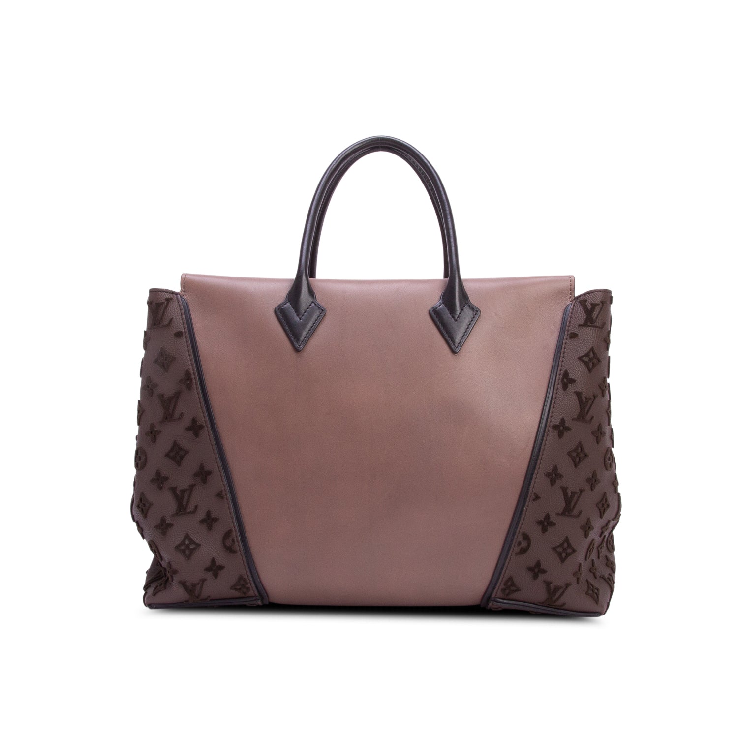 Louis Vuitton Purple Cuir Orfevre Veau Cachemire Tote W