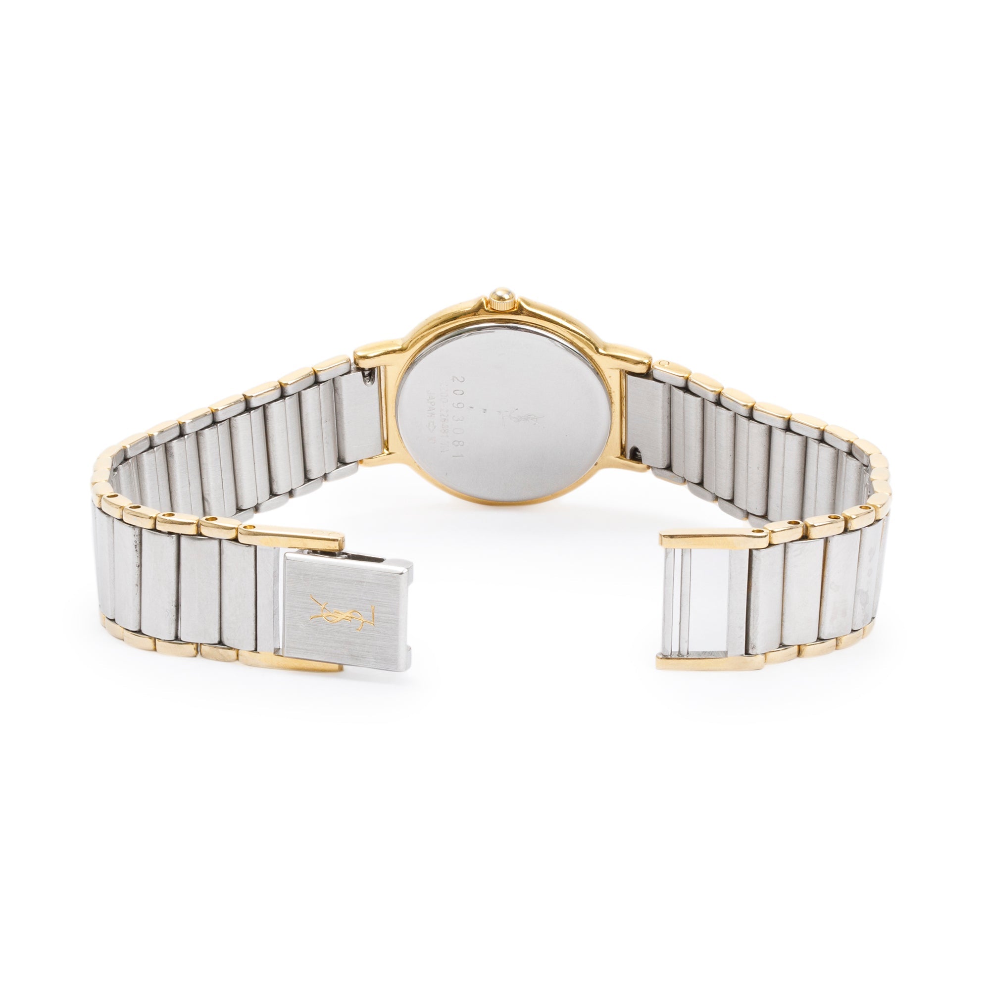 Yves Saint Laurent Two-Tone Stainless Steel Vintage 23.5 MM Watch