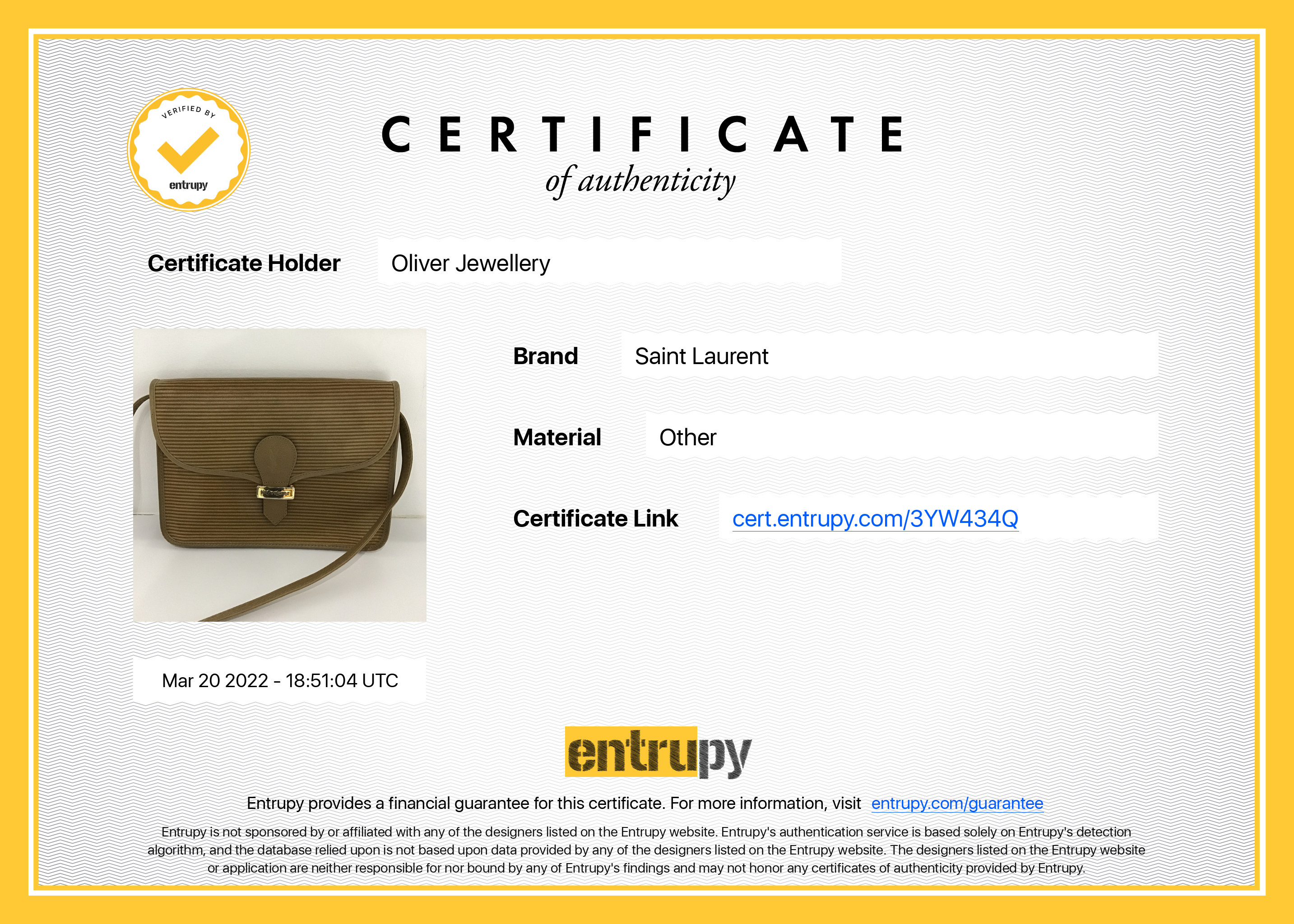 Yves Saint Laurent Vintage Crossbody Bag