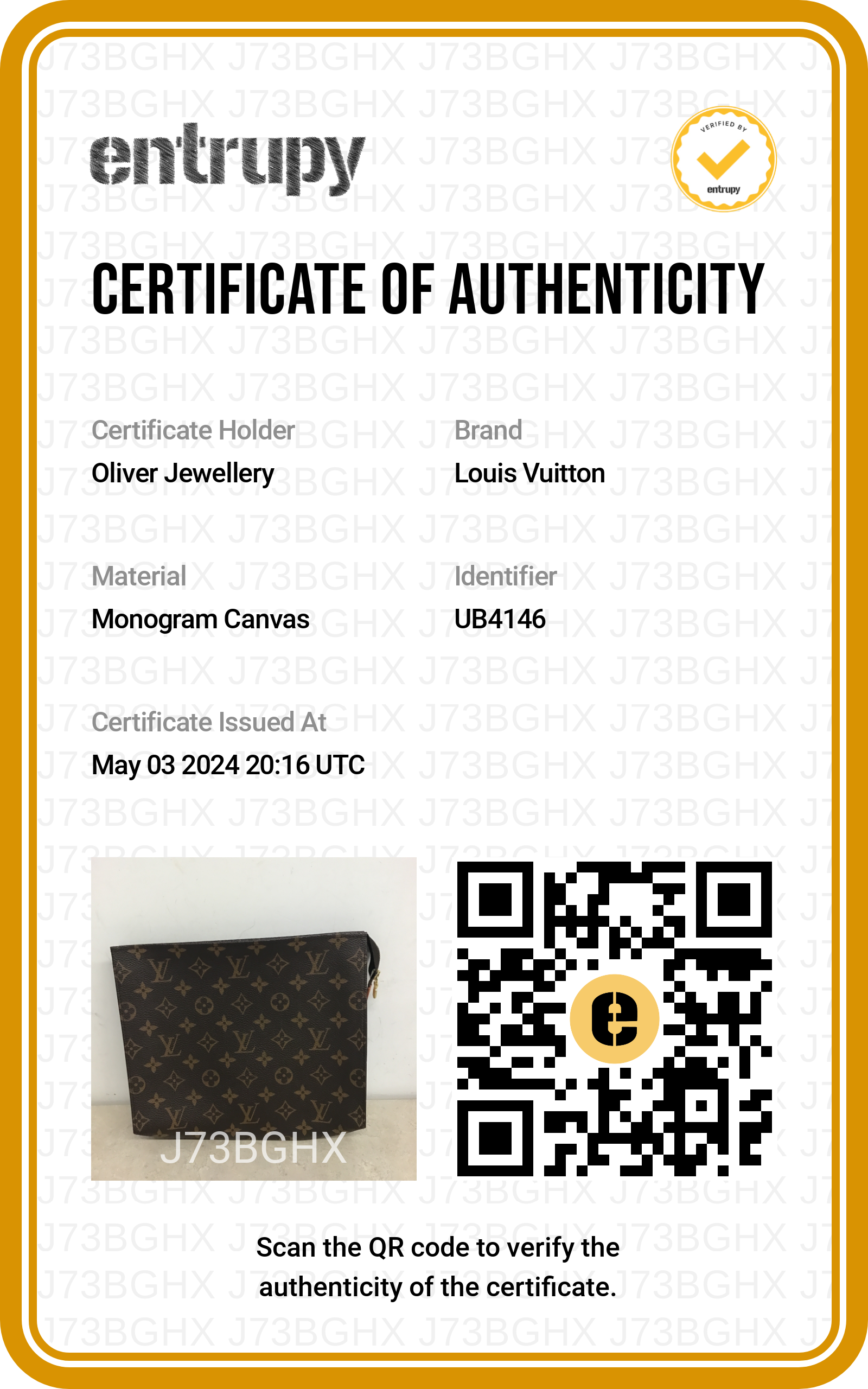 Louis Vuitton Monogram Toiletry Pouch 26