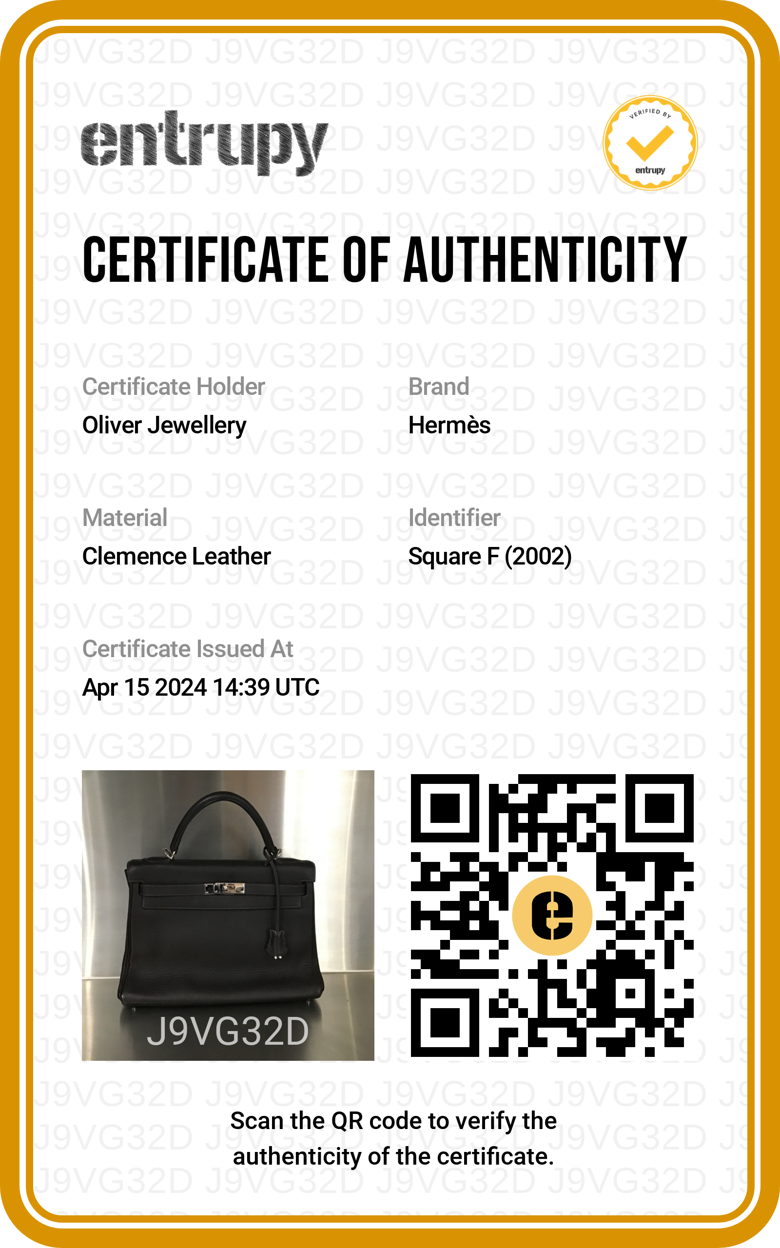 Hermes Cafe Clemence Kelly II Retourne 32