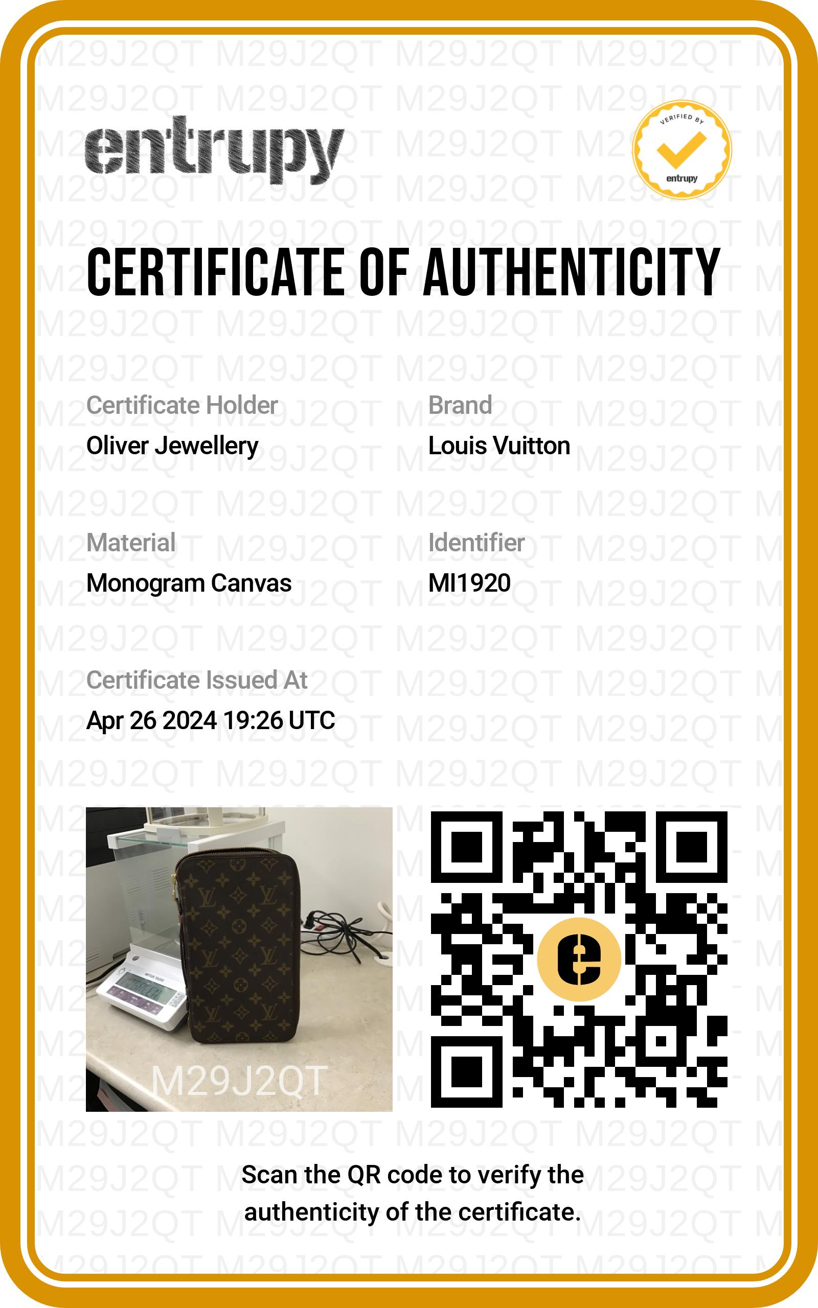 Louis Vuitton Monogram Organizer De Voyage Travel Wallet