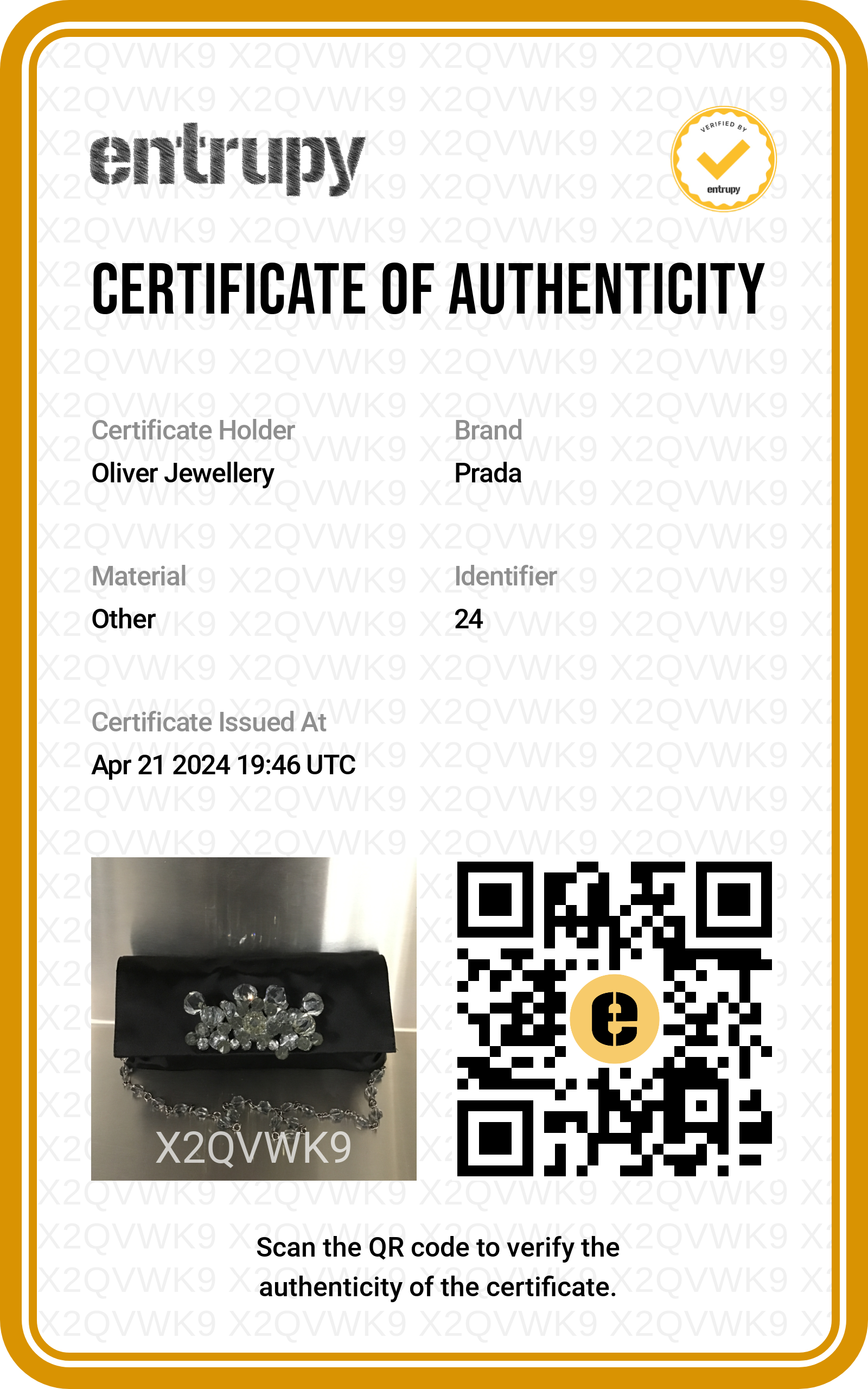 Prada Black Satin Crystal Embellished Chain Clutch