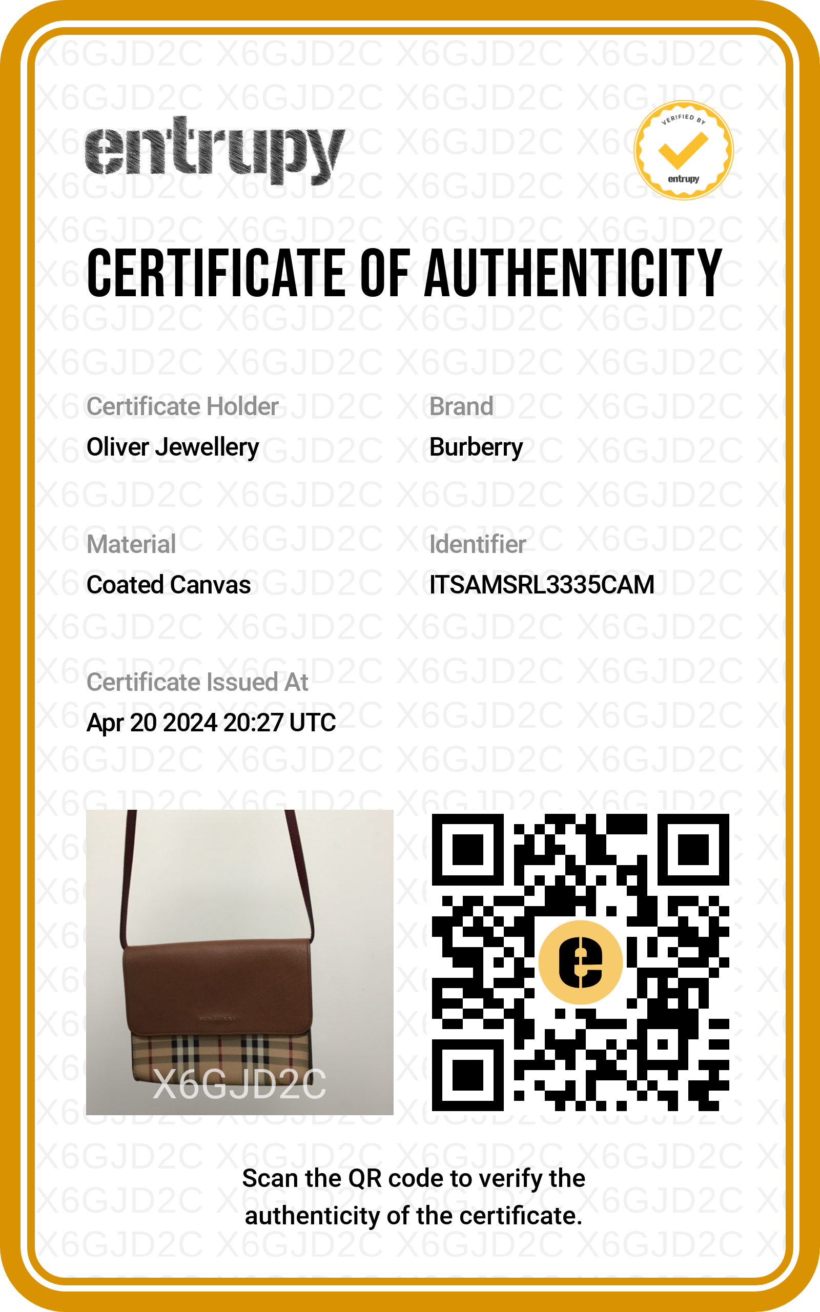 Burberry Haymarket Check Brown Leather Trimmed Small Loxley Crossbody Bag