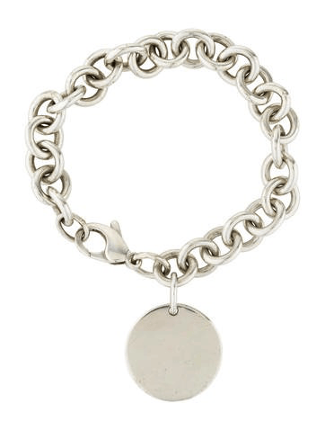 Tiffany & Co. Round Tag Charm Bracelet