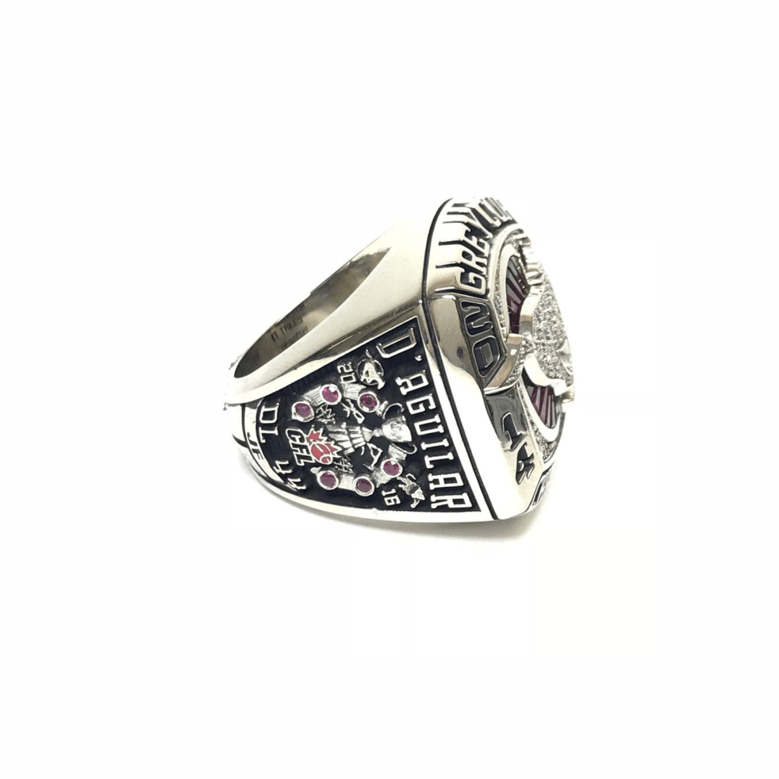 10K White Gold 2014 Grey Cup Champions Calgary Stampeders 44 Ring