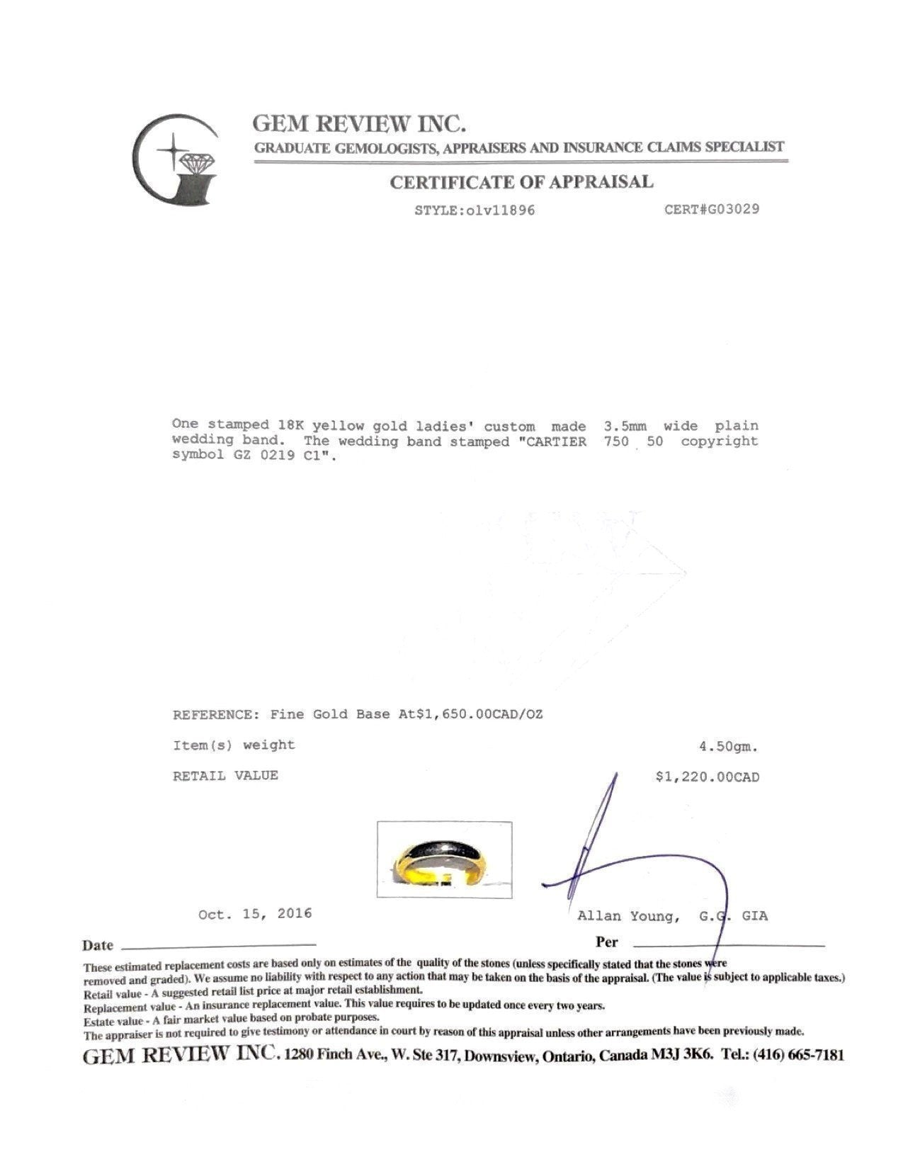 Cartier Wedding Band