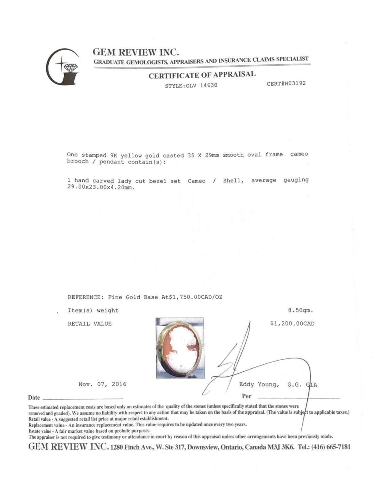 Antique Cameo Brooch/Pendant