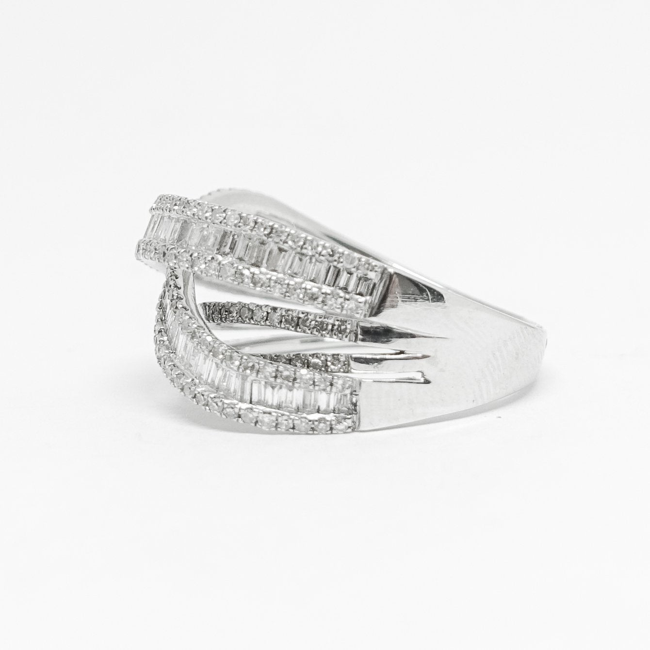 14K White Gold EFFY Manufactured Diamond Ring Set