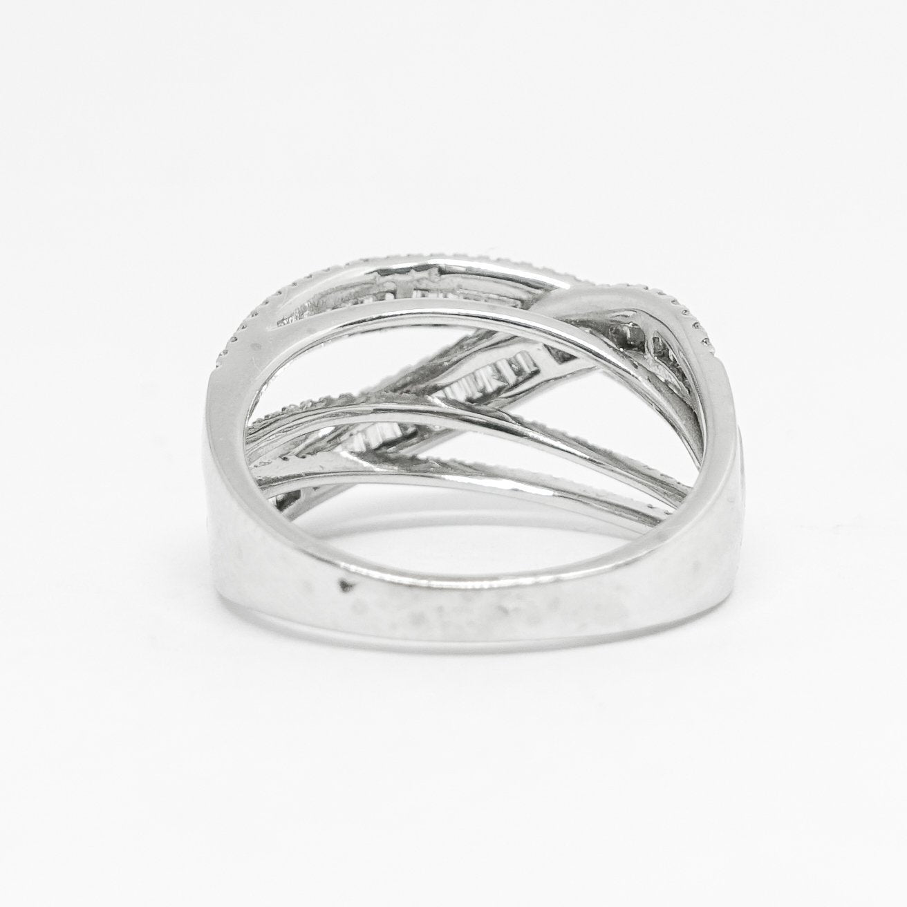 14K White Gold EFFY Manufactured Diamond Ring Set