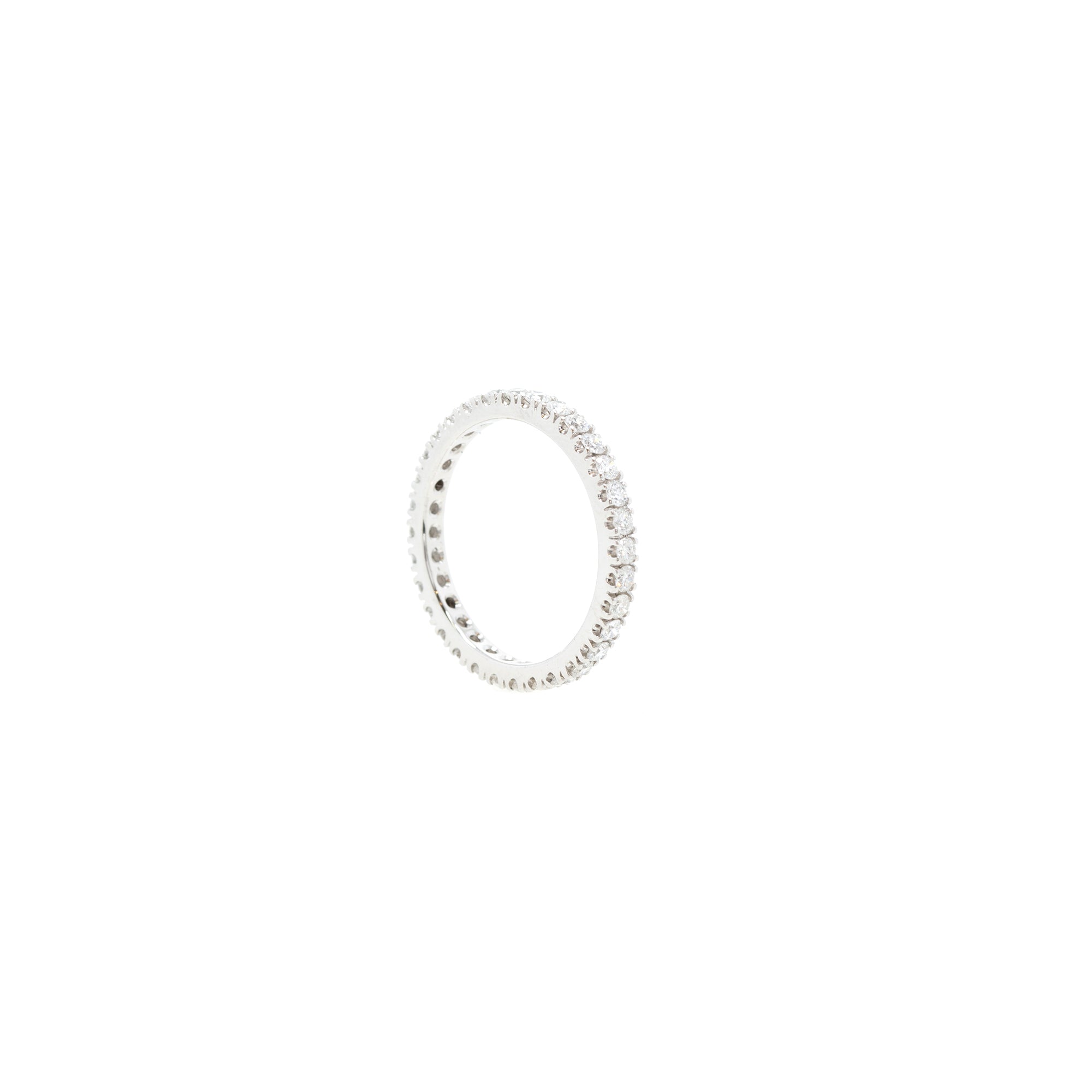 14k White Gold 0.86 tcw. Diamond Eternity Band