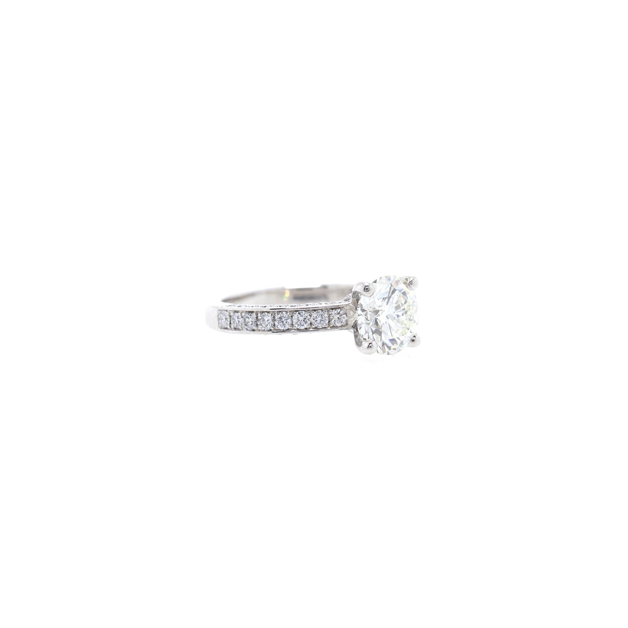 14k White Gold 2.00 ct. Diamond Engagement Ring